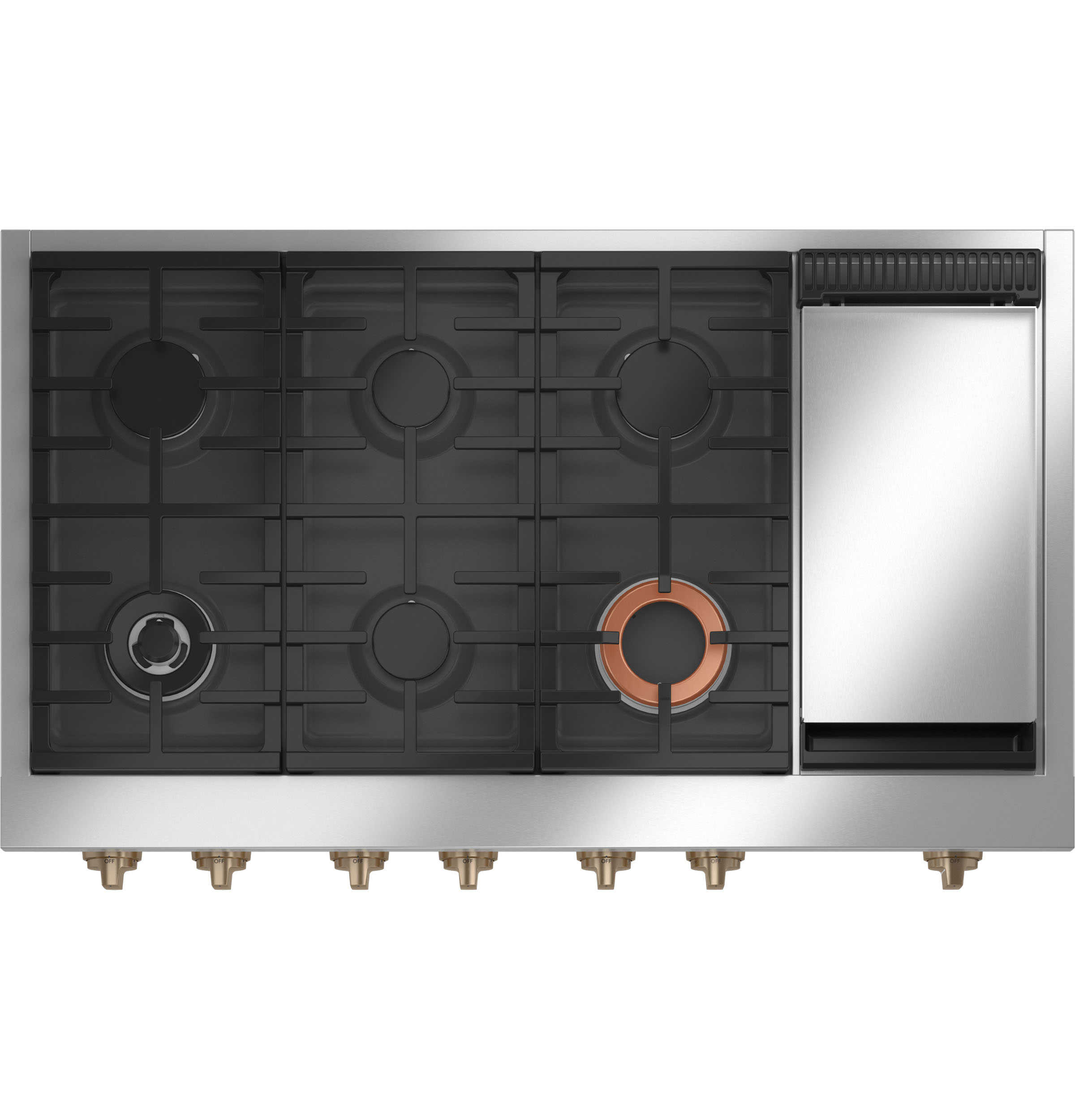 CAFÉ™ 48" Commercial-Style Gas Rangetop with 6 Burners and Integrated Griddle (Natural Gas) view 20
