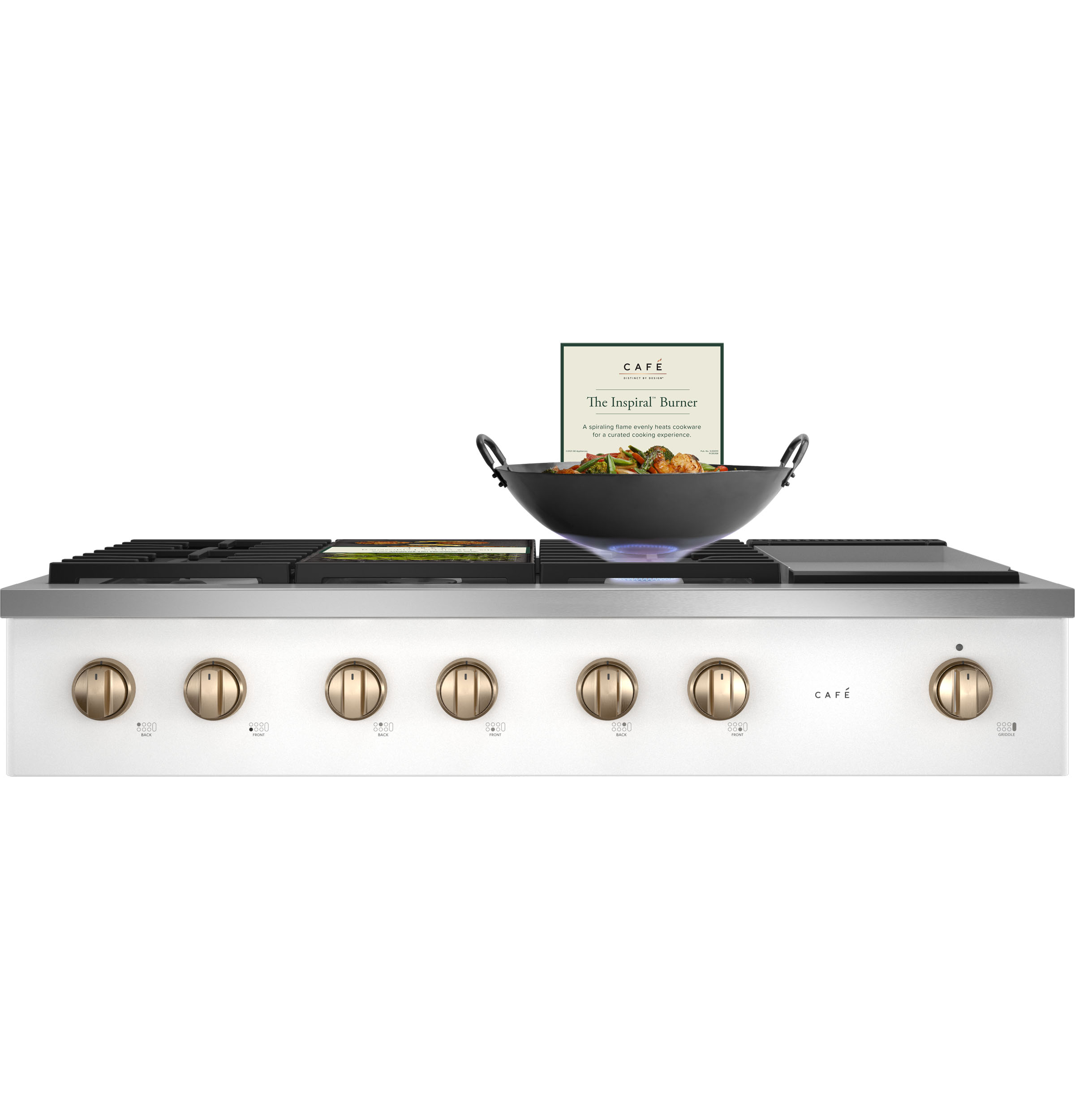 CAFÉ™ 48" Commercial-Style Gas Rangetop with 6 Burners and Integrated Griddle (Natural Gas) view 16