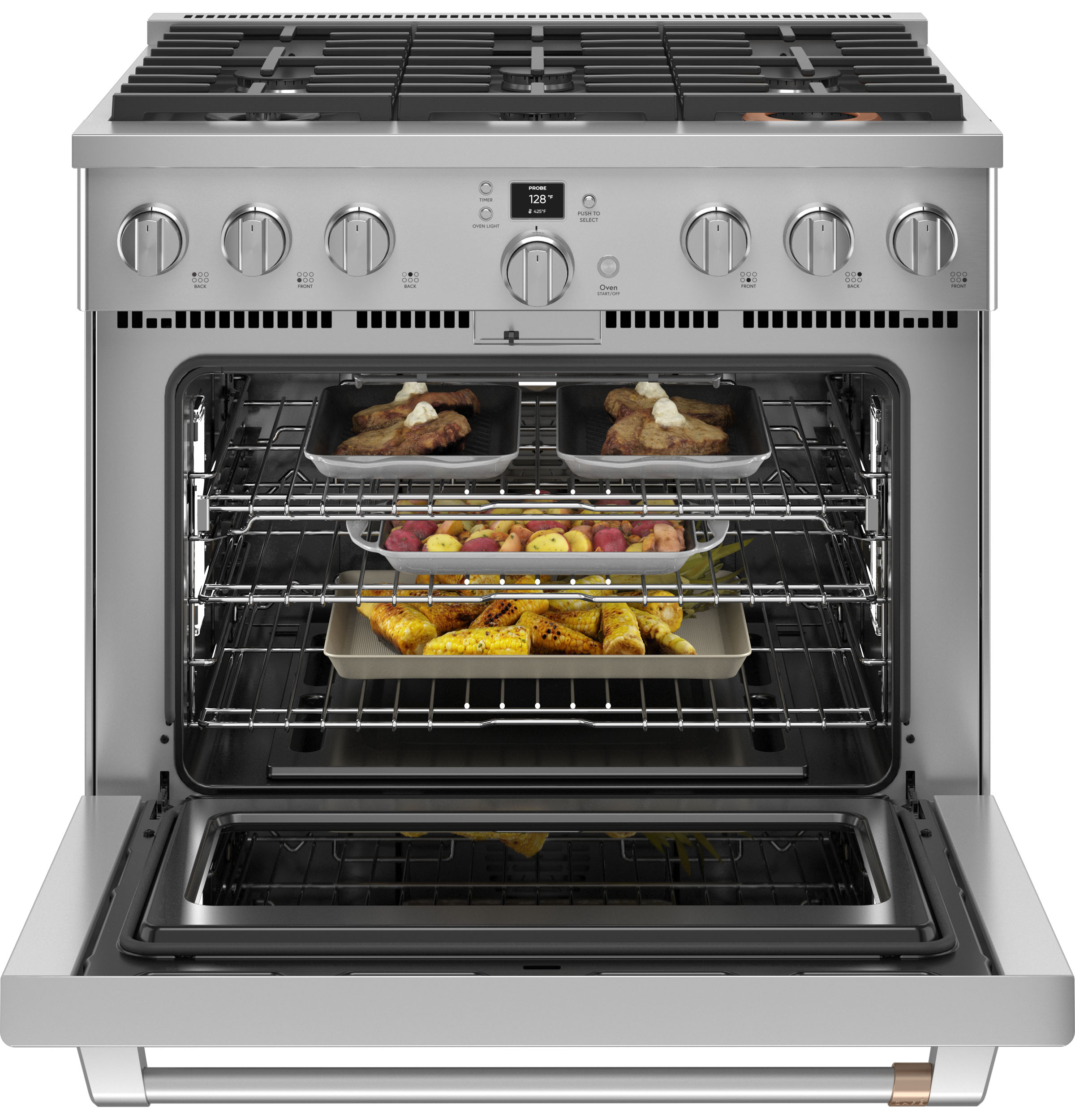 CAFÉ™ 36" Smart All-Gas Commercial-Style Range with 6 Burners (Natural Gas) view 20