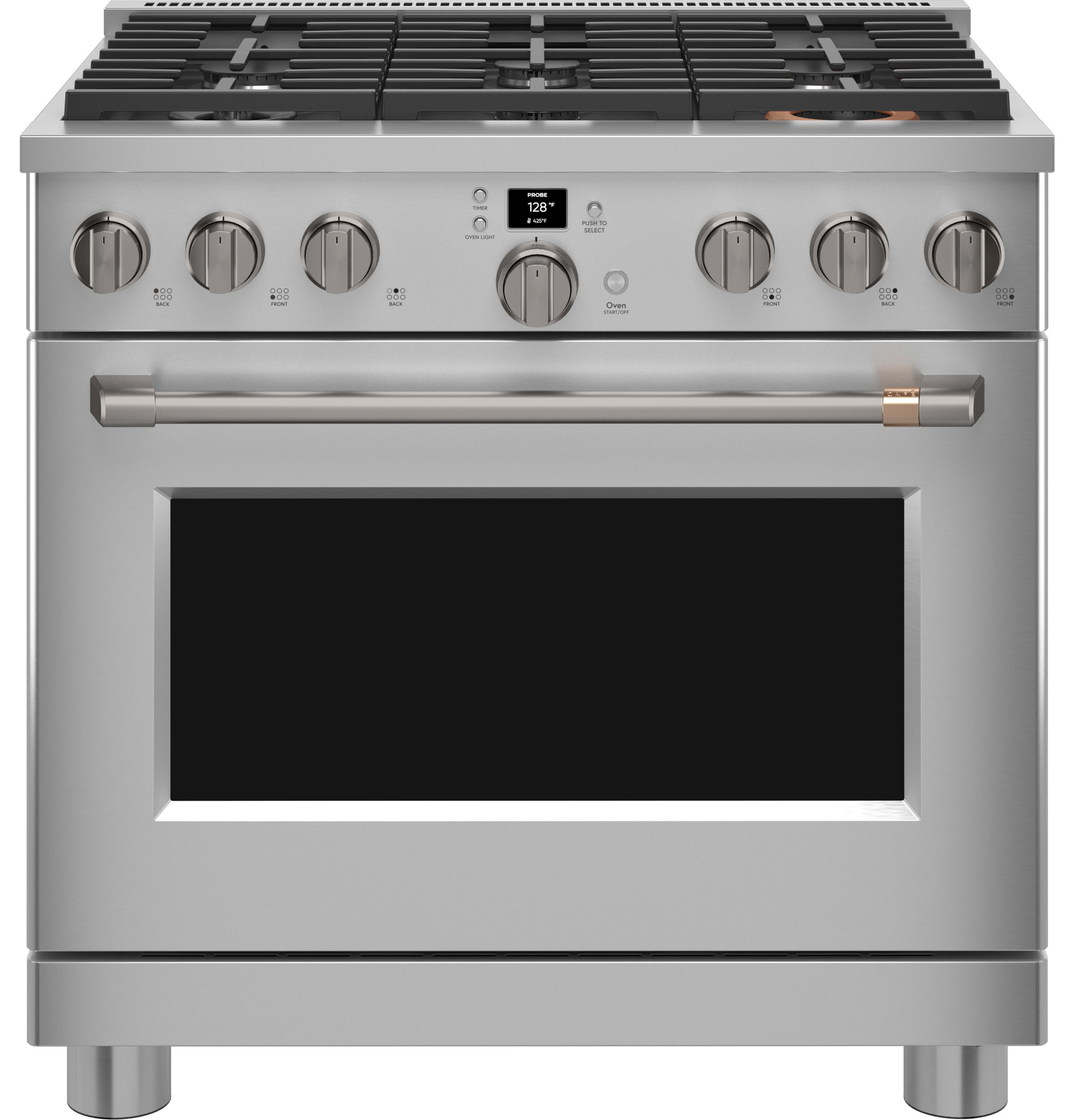 CAFÉ™ 36" Smart All-Gas Commercial-Style Range with 6 Burners (Natural Gas) view 4
