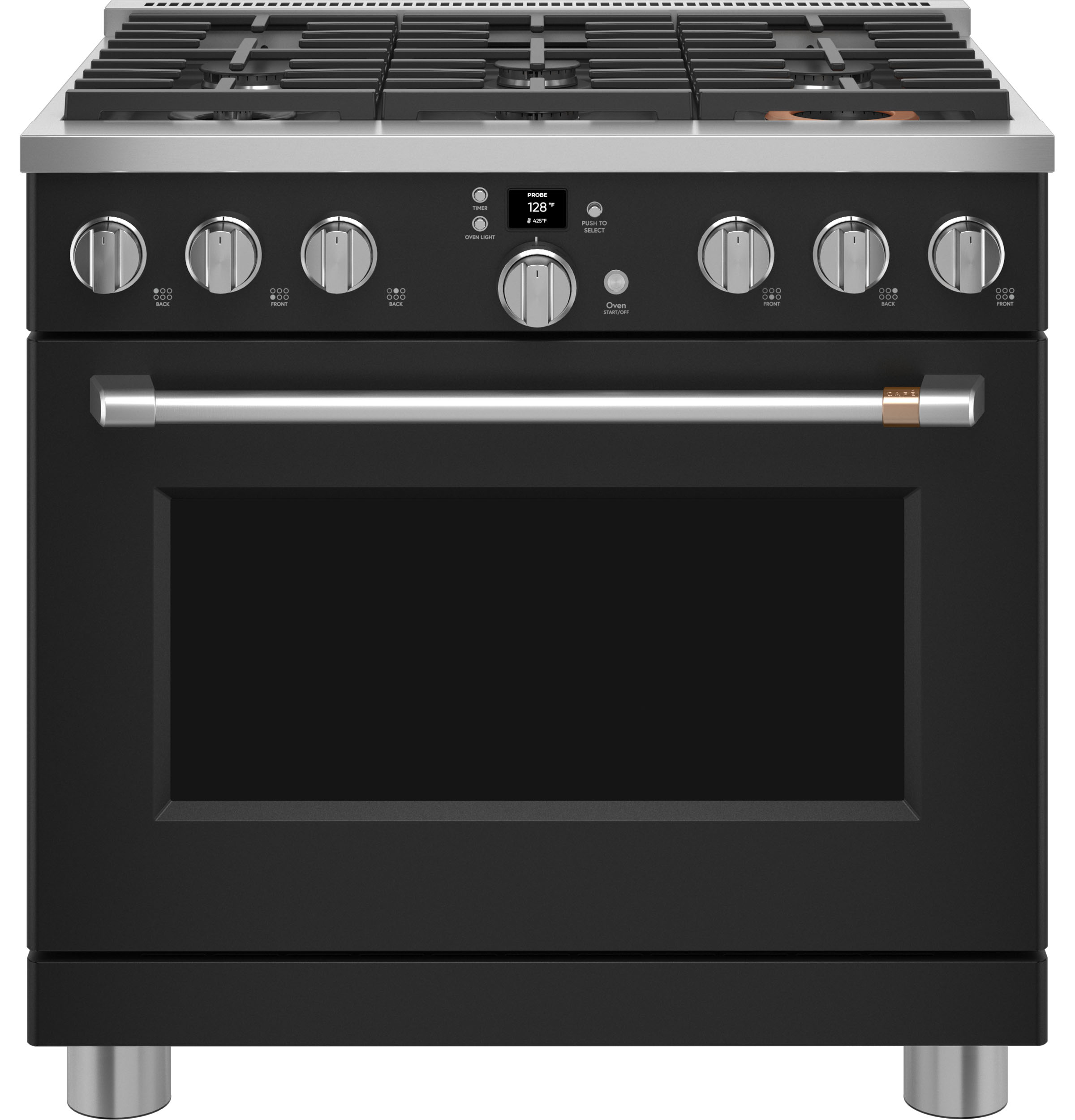 CAFÉ™ 36" Smart All-Gas Commercial-Style Range with 6 Burners (Natural Gas) view 5