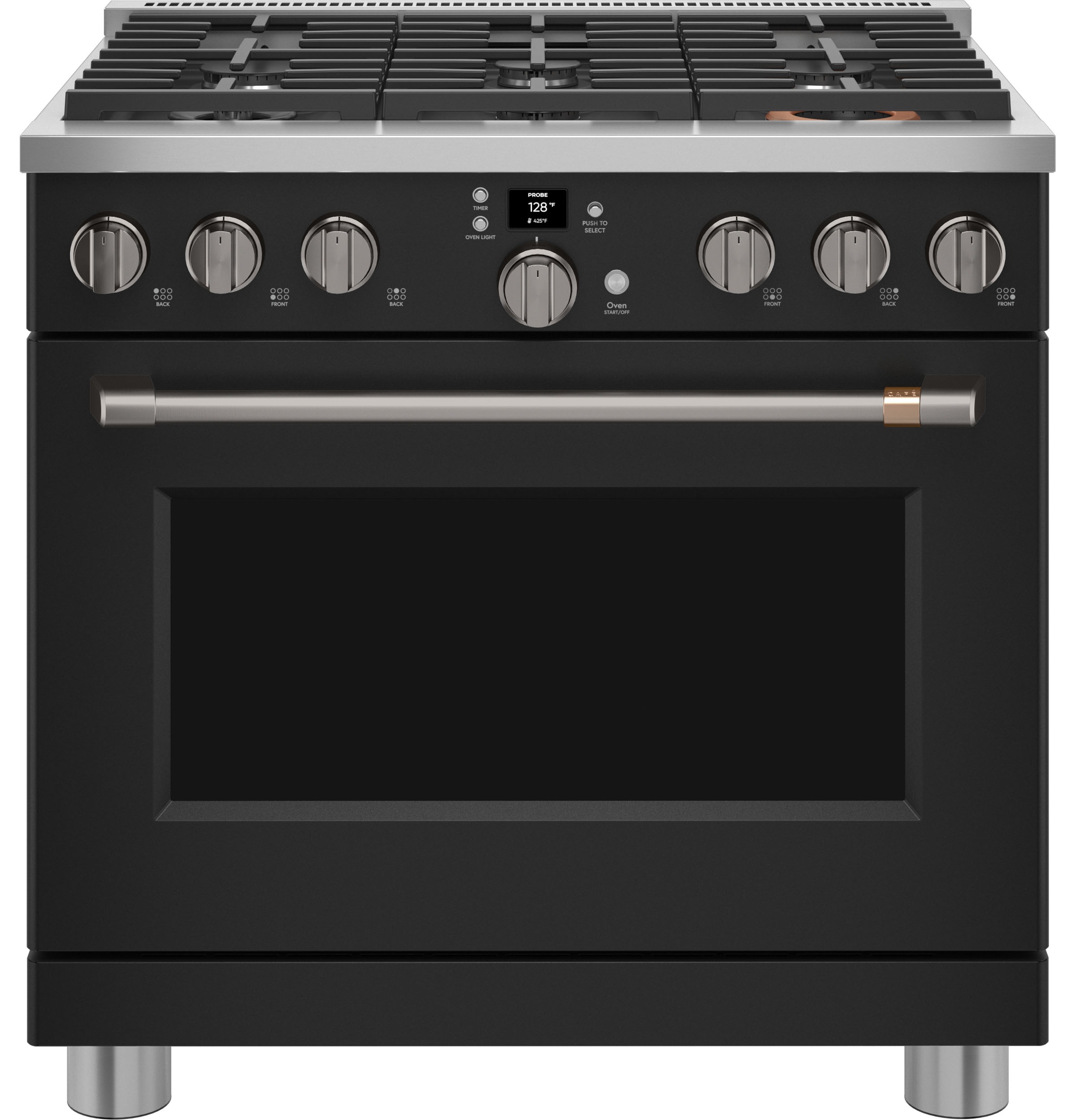 CAFÉ™ 36" Smart All-Gas Commercial-Style Range with 6 Burners (Natural Gas) view 4
