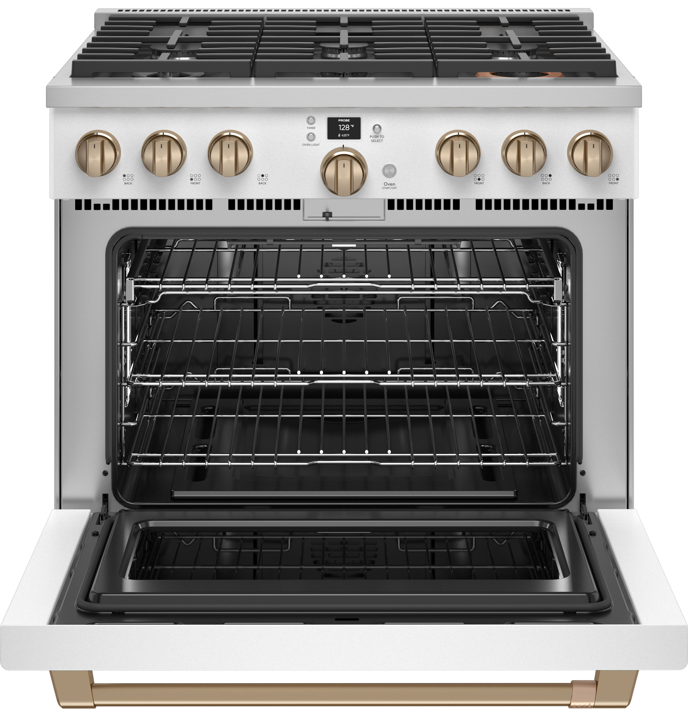 CAFÉ™ 36" Smart All-Gas Commercial-Style Range with 6 Burners (Natural Gas) view 14