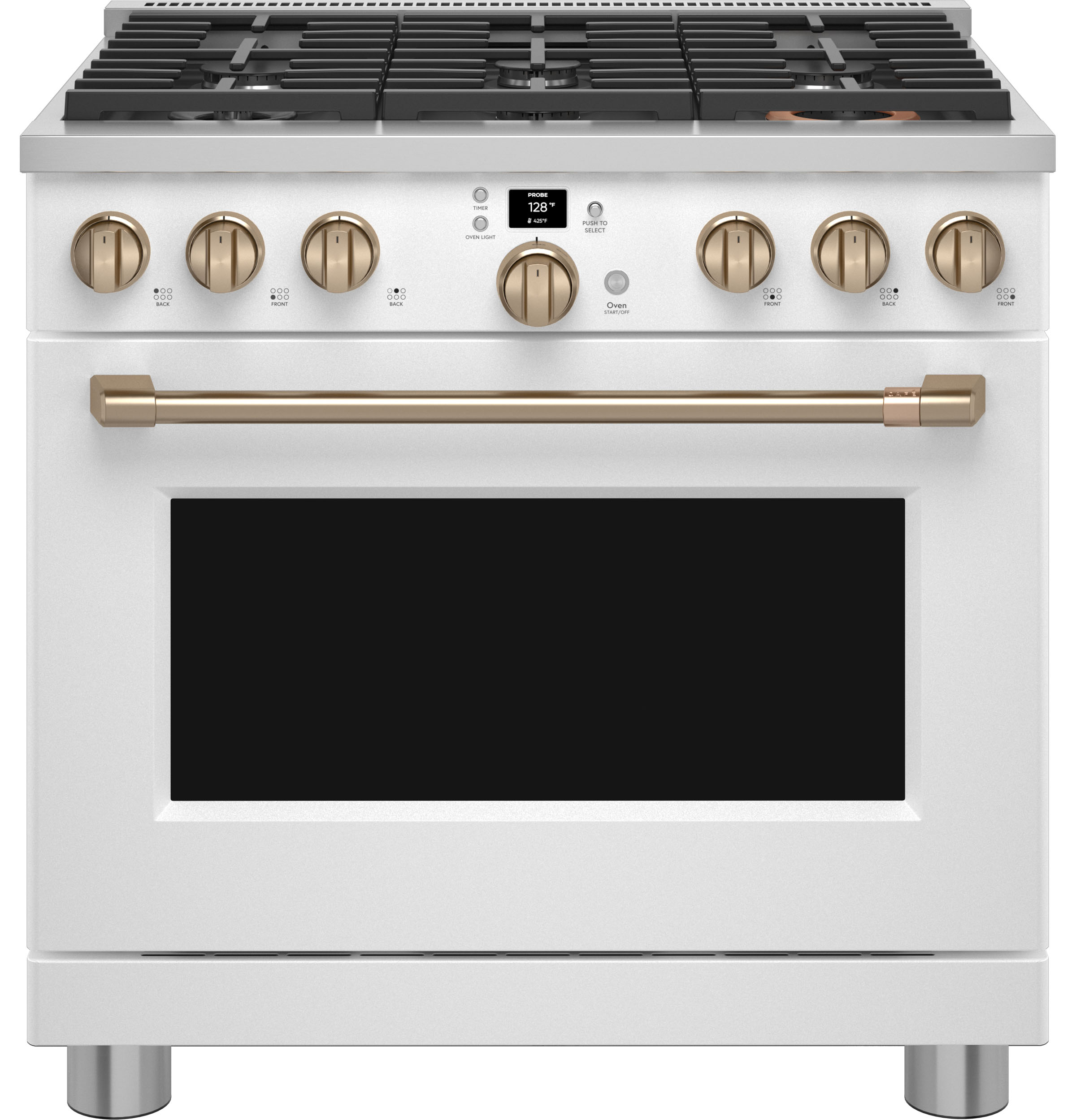 CAFÉ™ 36" Smart All-Gas Commercial-Style Range with 6 Burners (Natural Gas) view 5