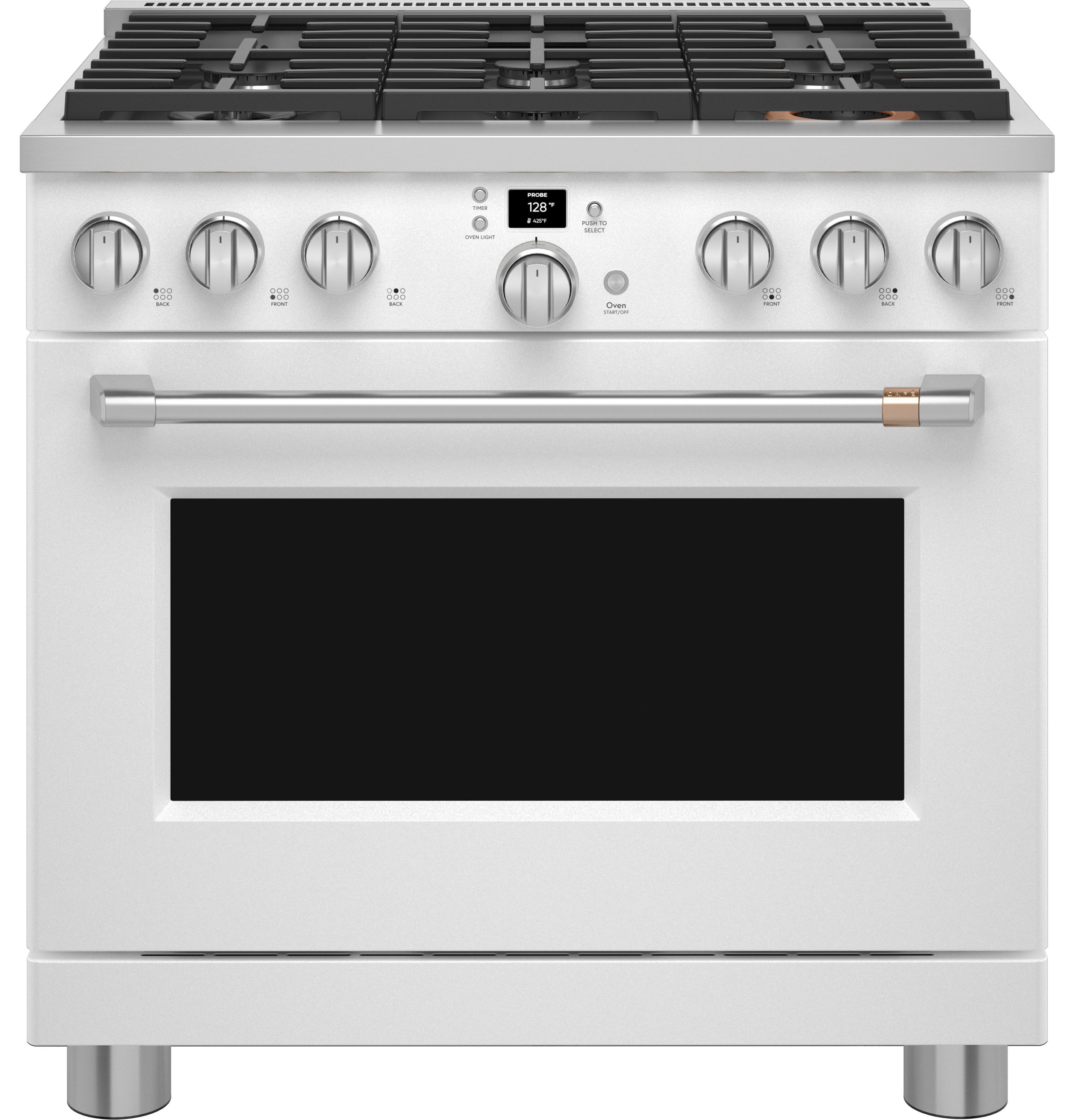 CAFÉ™ 36" Smart All-Gas Commercial-Style Range with 6 Burners (Natural Gas) view 4