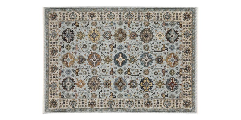 Charleston Cream Rug 5'3" x 7'6" CHAB137153X76