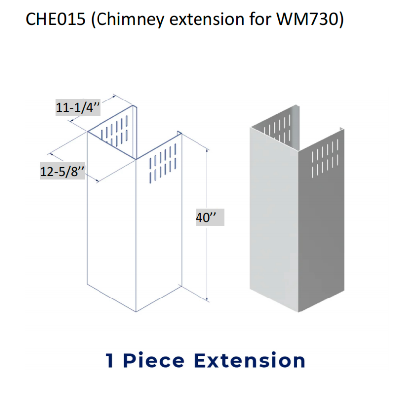 Hauslane Chimney Extension - CHE015 (WM-730) CHE015