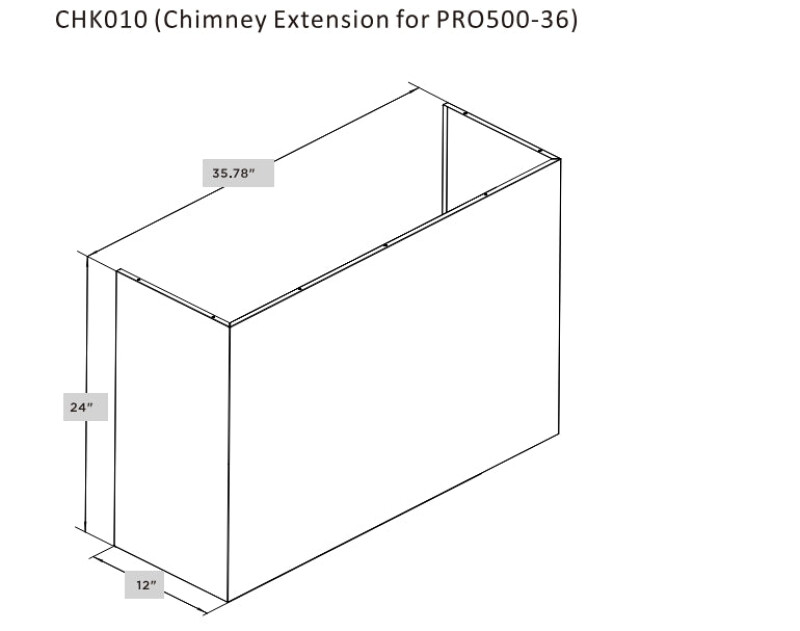 Chimney Extension - CHK007-CHK010 CHK009