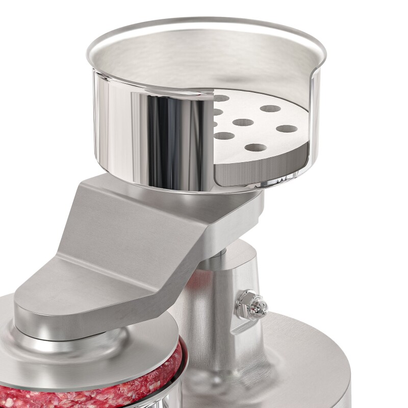 4 in. Heavy-Duty Hamburger Patty Molding Press with Handle CHM4, product image 7 of 9