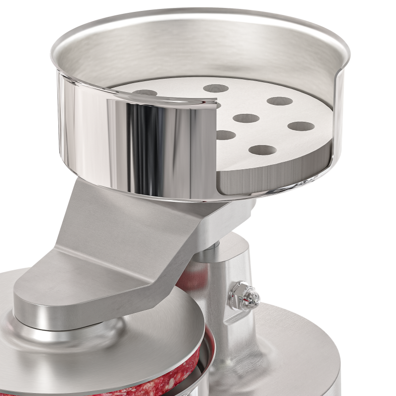 5 in. Heavy-Duty Hamburger Patty Molding Press with Handle CHM5, product image 3 of 9