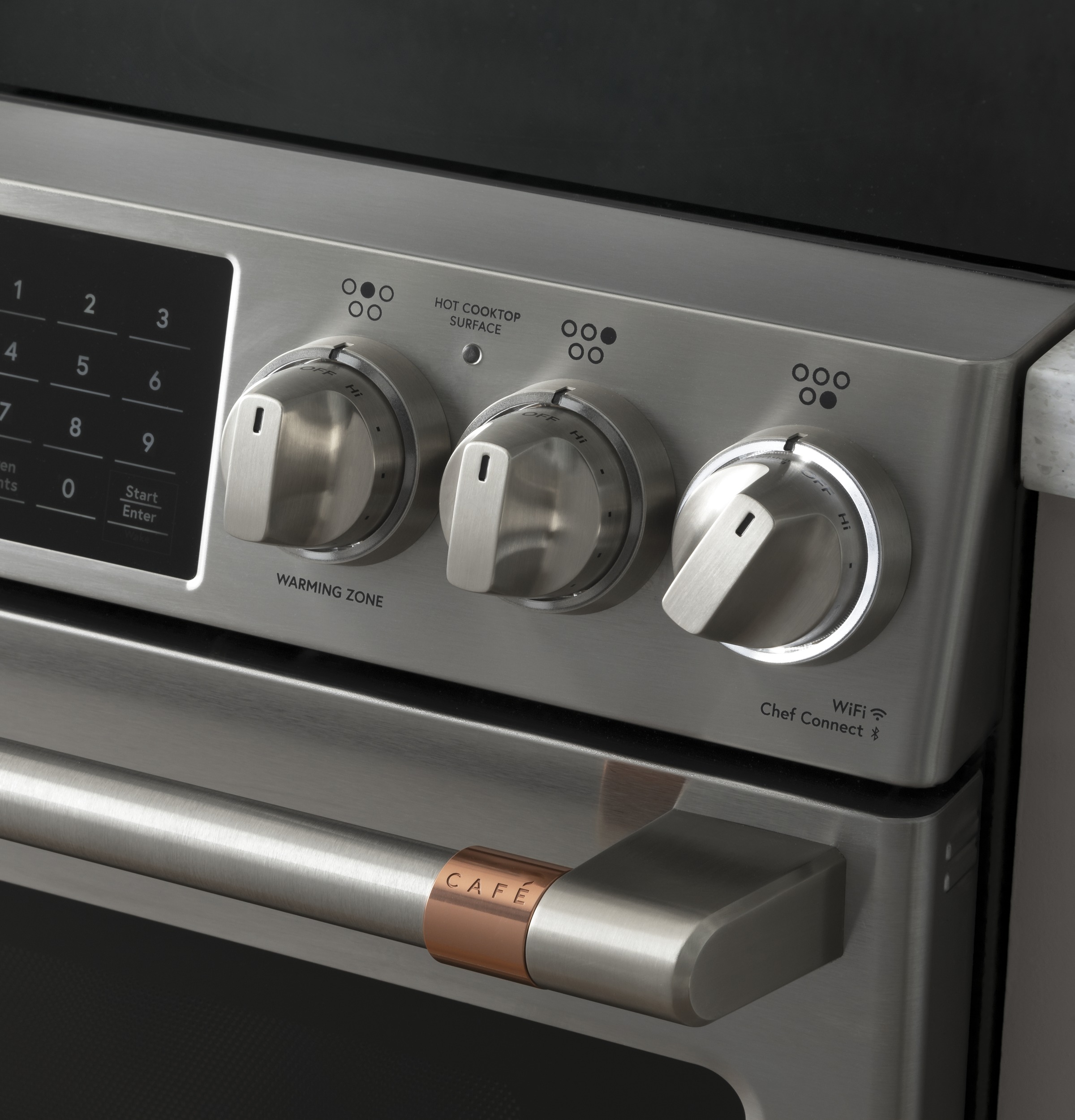 CAFÉ™ 30" Smart Slide-In, Front-Control, Induction and Convection Range with Warming Drawer view 25