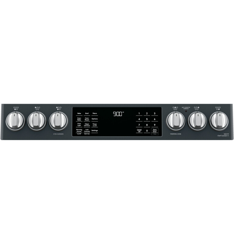 30" Smart Slide-In, Front-Control, Induction and Convection Range with Warming Drawer CHS900P3MD1