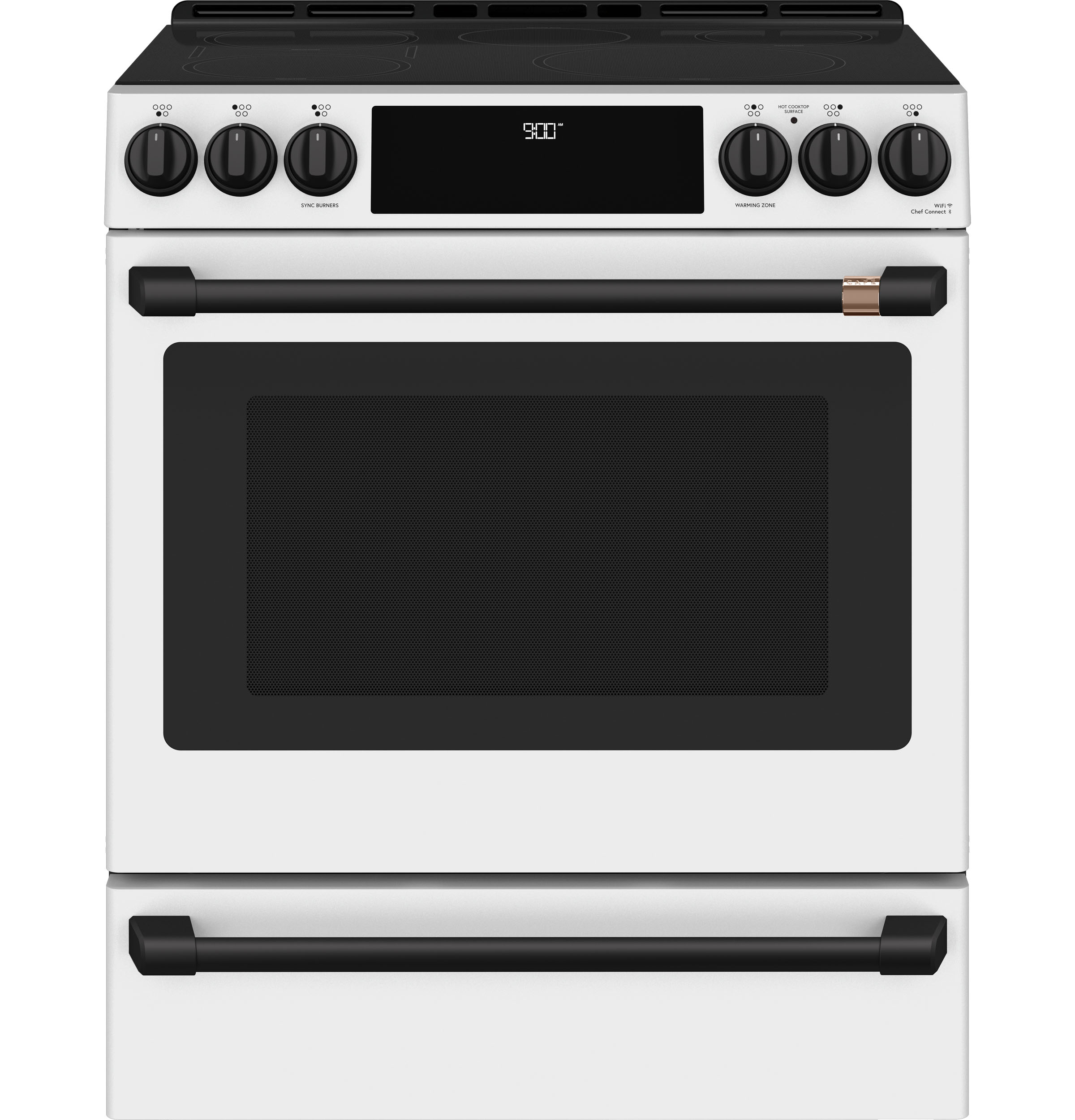 CAFÉ™ 30" Smart Slide-In, Front-Control, Induction and Convection Range with Warming Drawer view 24