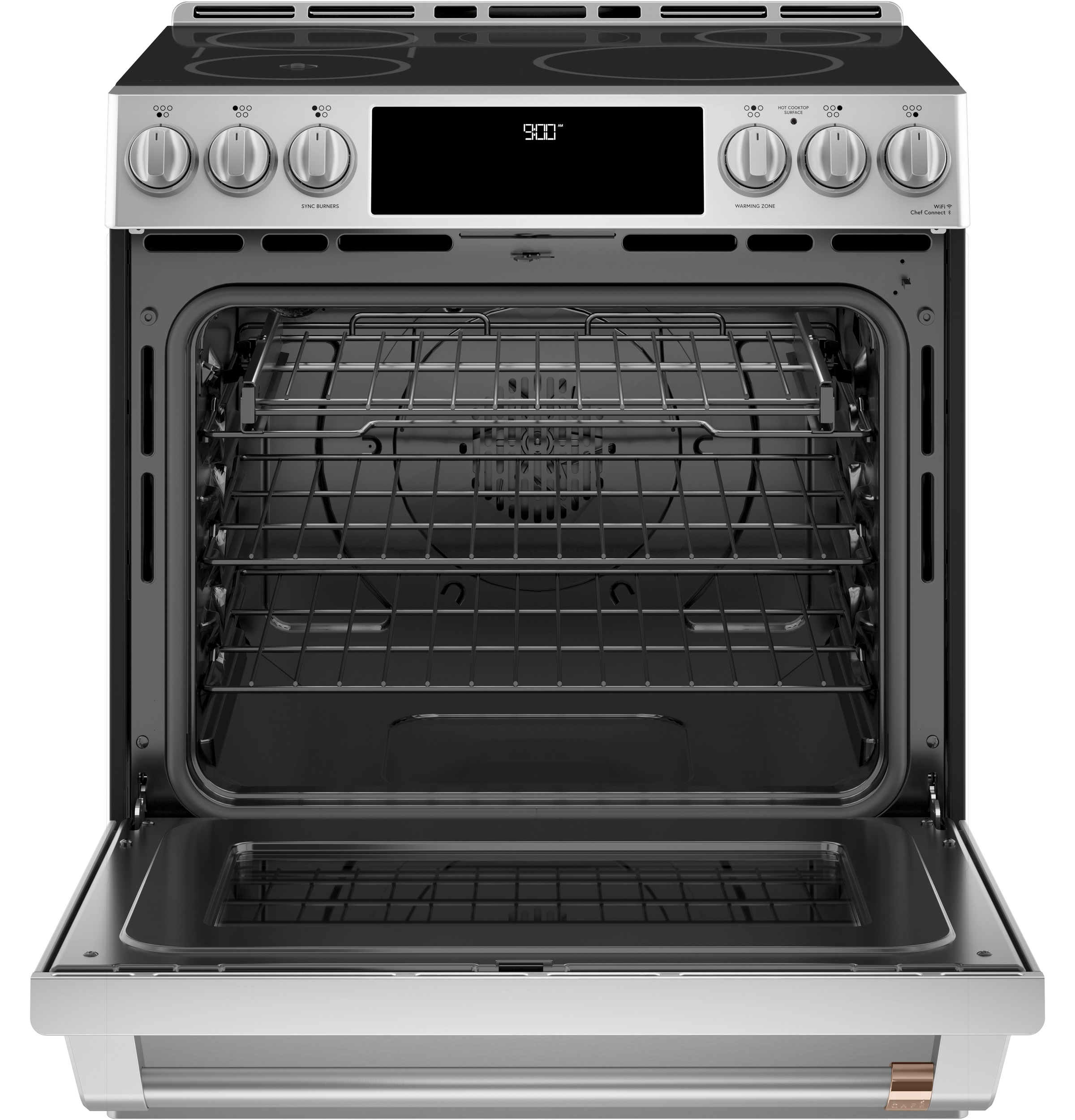 CAFÉ™ 30" Smart Slide-In, Front-Control, Induction and Convection Range with In-Oven Camera view 27
