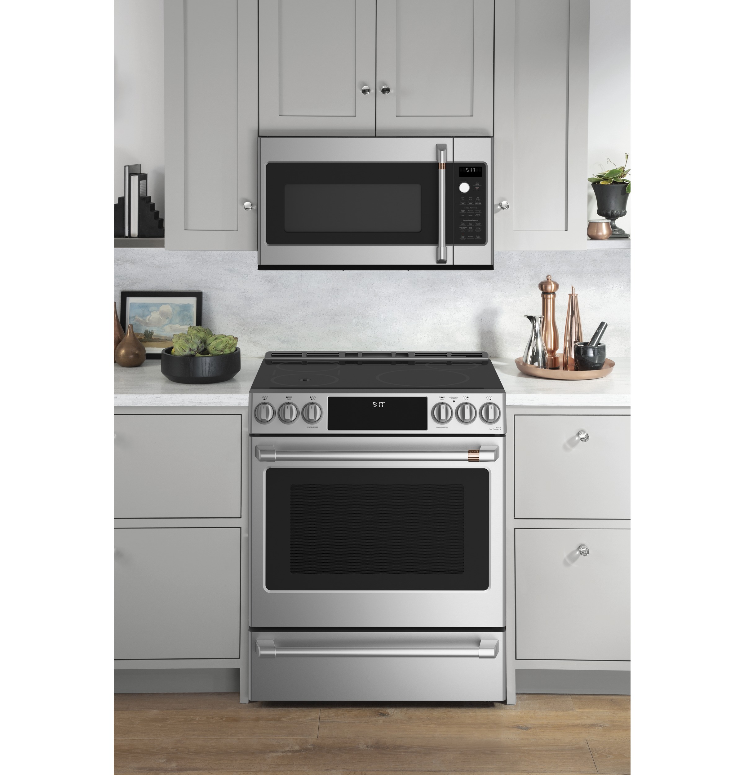 CAFÉ™ 30" Smart Slide-In, Front-Control, Induction and Convection Range with In-Oven Camera view 23
