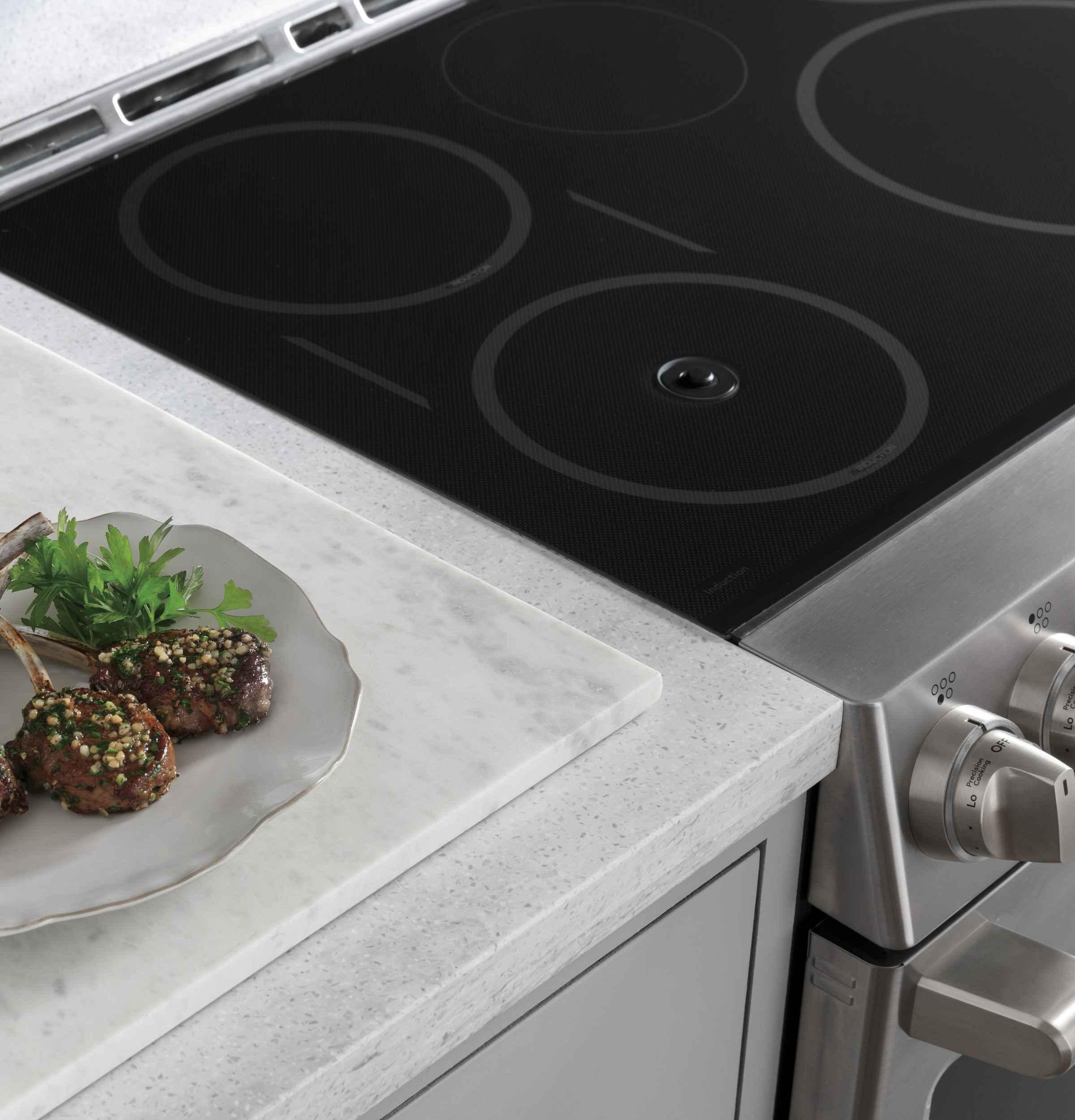 CAFÉ™ 30" Smart Slide-In, Front-Control, Induction and Convection Range with In-Oven Camera view 16