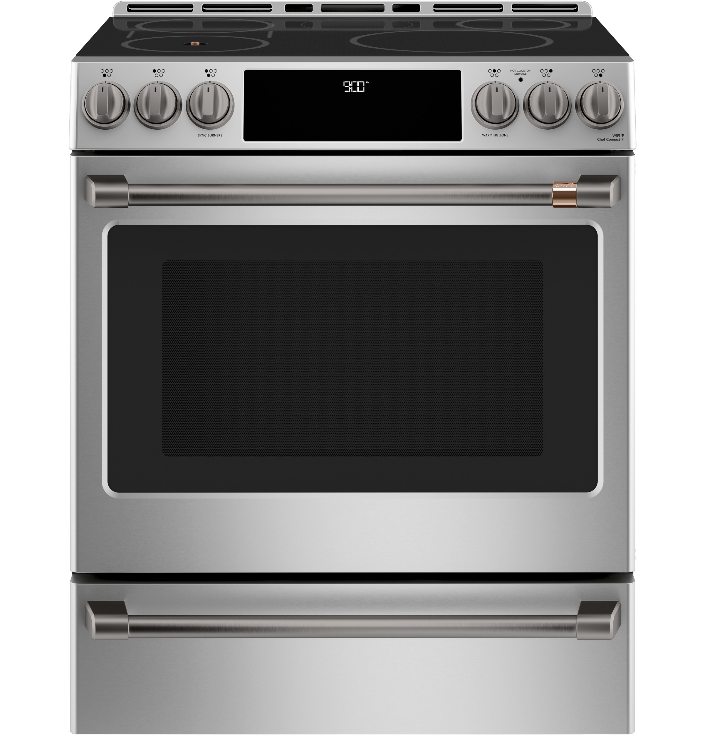 CAFÉ™ 30" Smart Slide-In, Front-Control, Induction and Convection Range with In-Oven Camera view 4