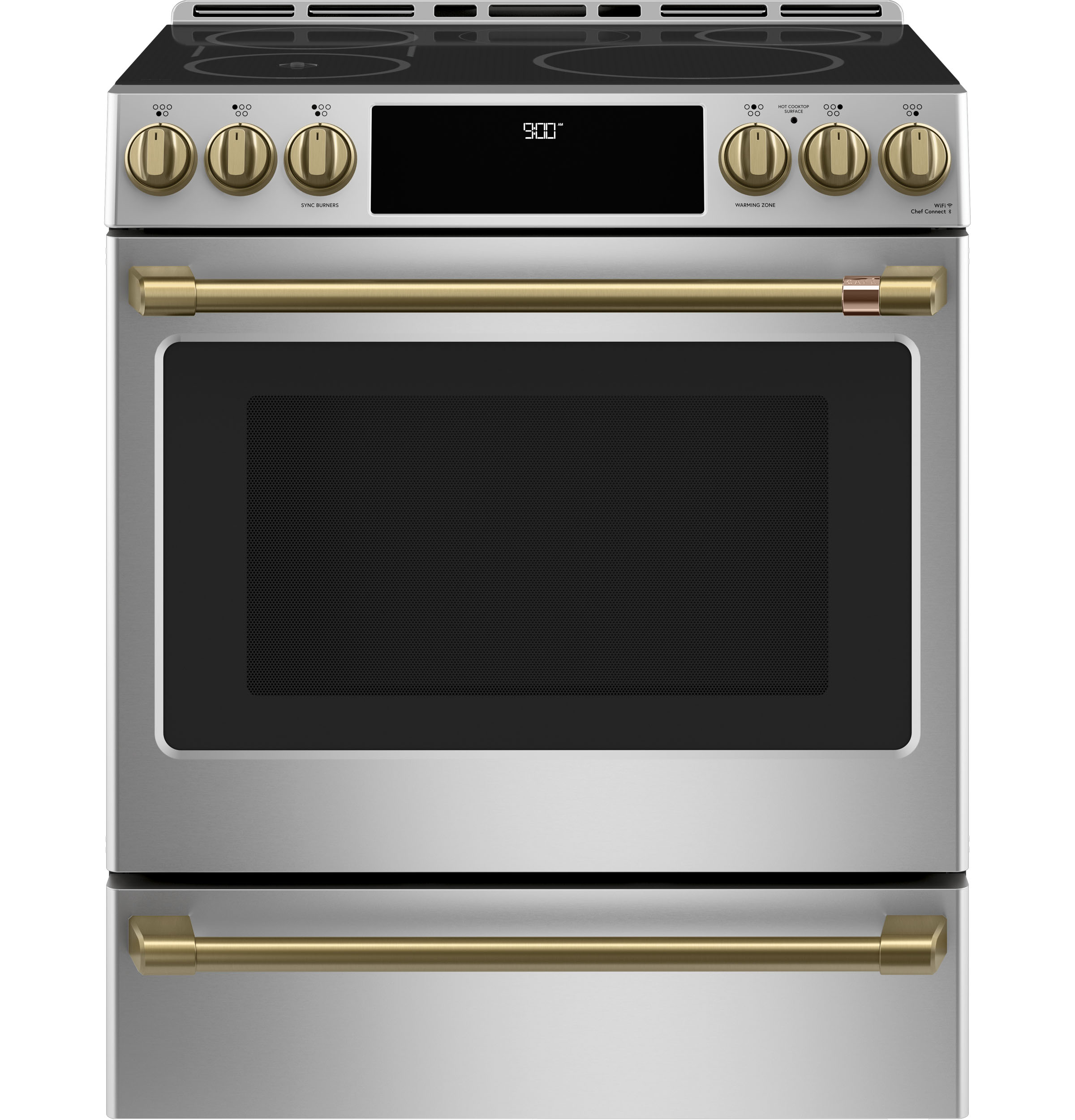 CAFÉ™ 30" Smart Slide-In, Front-Control, Induction and Convection Range with In-Oven Camera view 3
