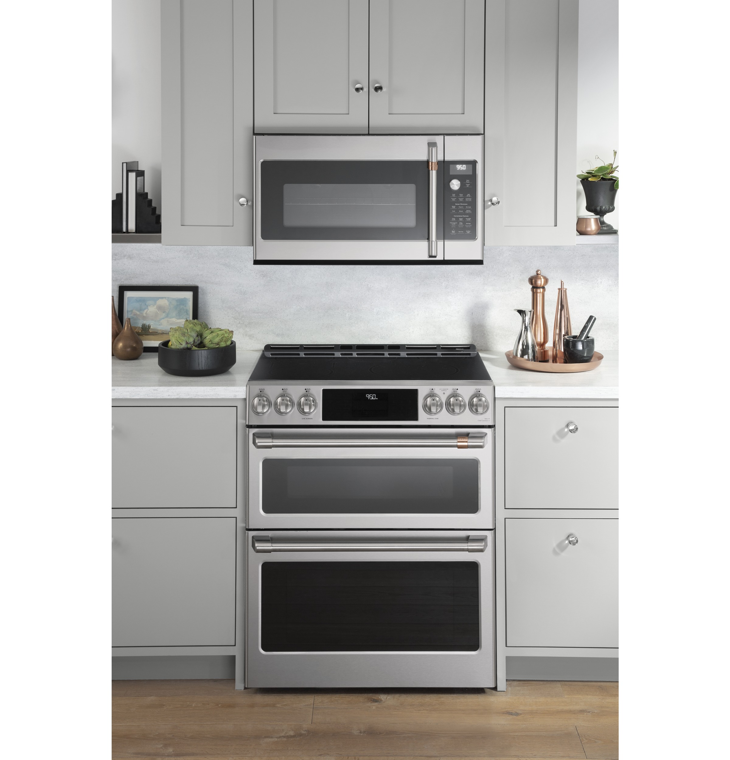 CAFÉ™ 30" Smart Slide-In, Front-Control, Induction and Convection Double-Oven Range view 23