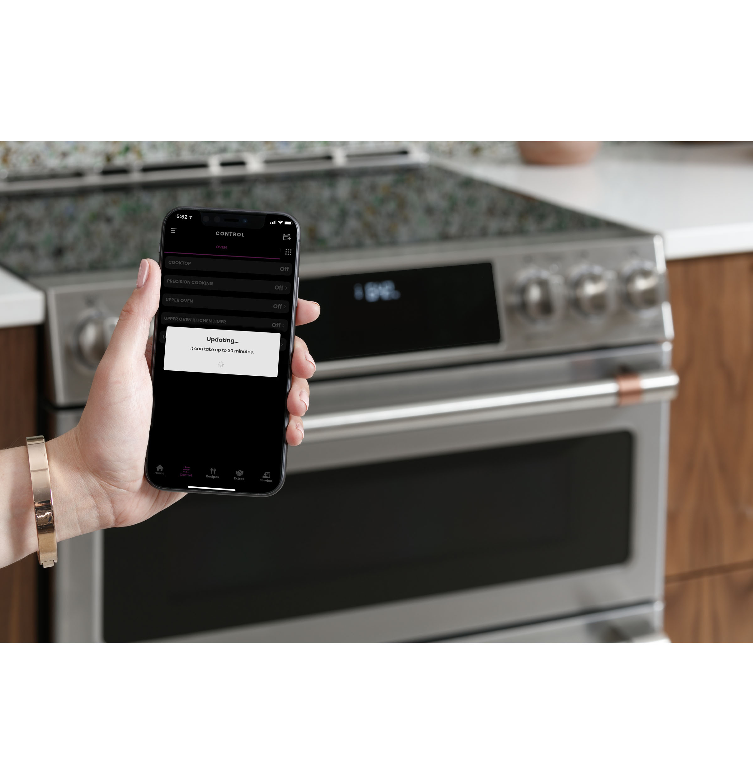 CAFÉ™ 30" Smart Slide-In, Front-Control, Induction and Convection Double-Oven Range view 28