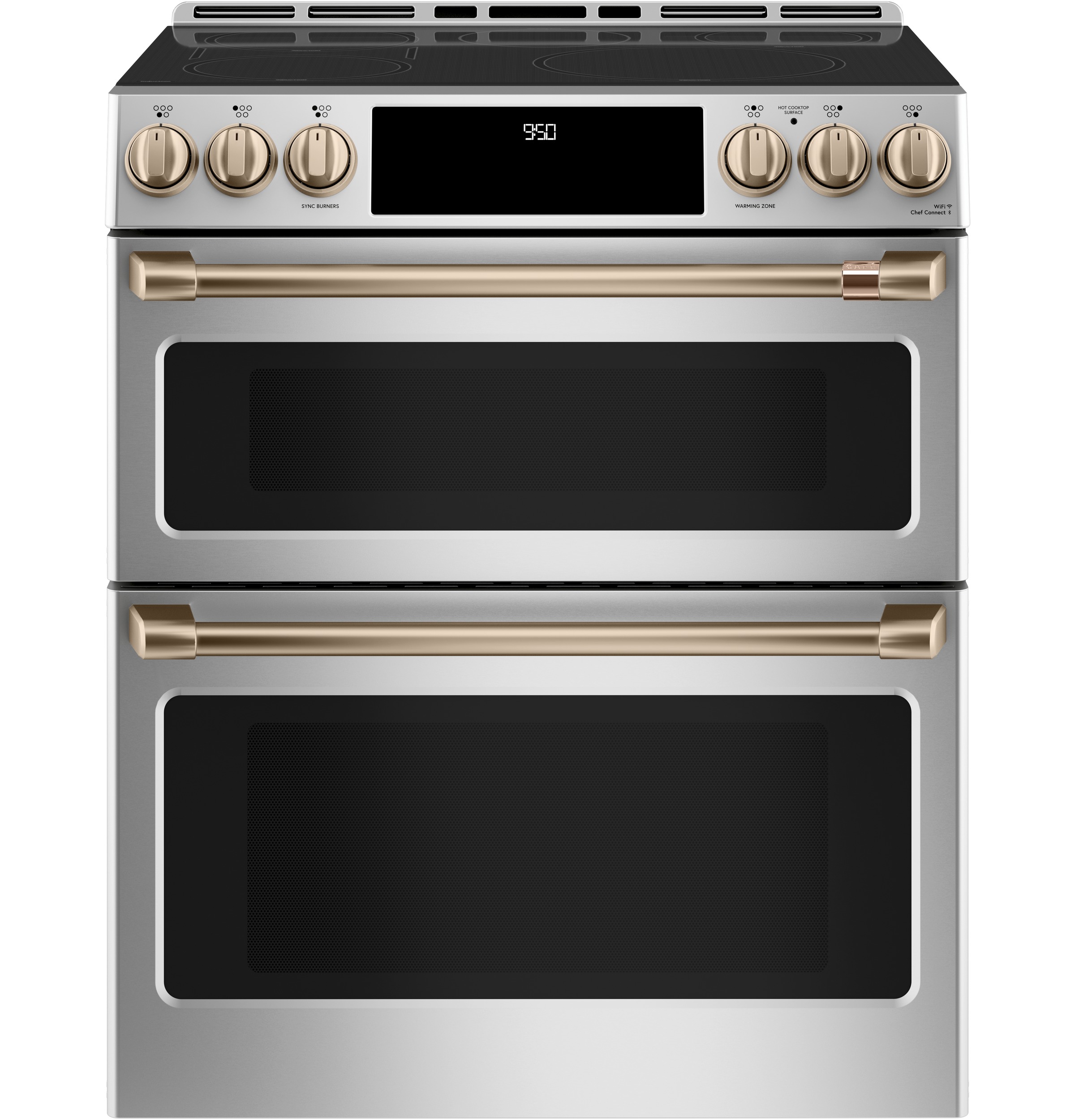 CAFÉ™ 30" Smart Slide-In, Front-Control, Induction and Convection Double-Oven Range view 15