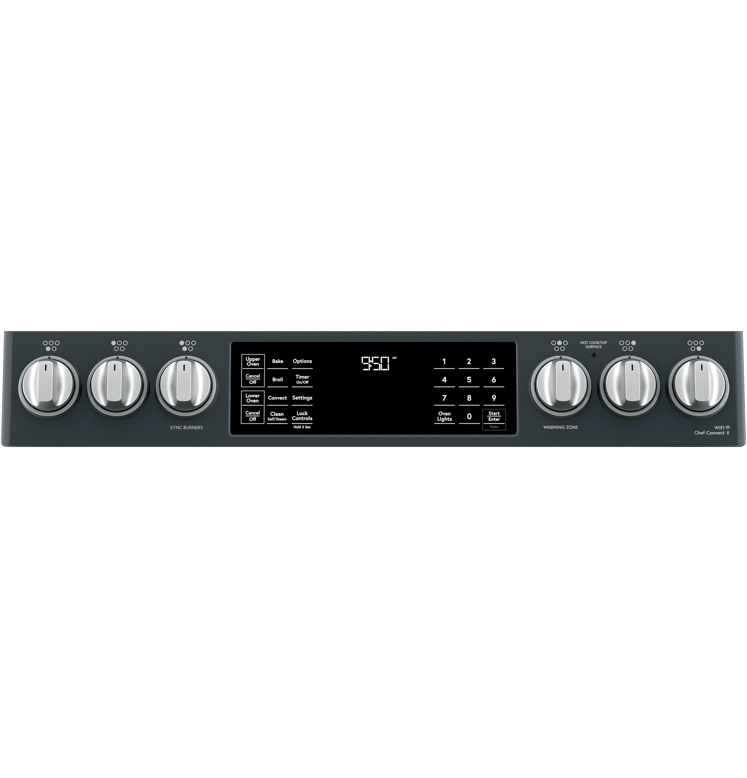CAFÉ™ 30" Smart Slide-In, Front-Control, Induction and Convection Double-Oven Range view 24