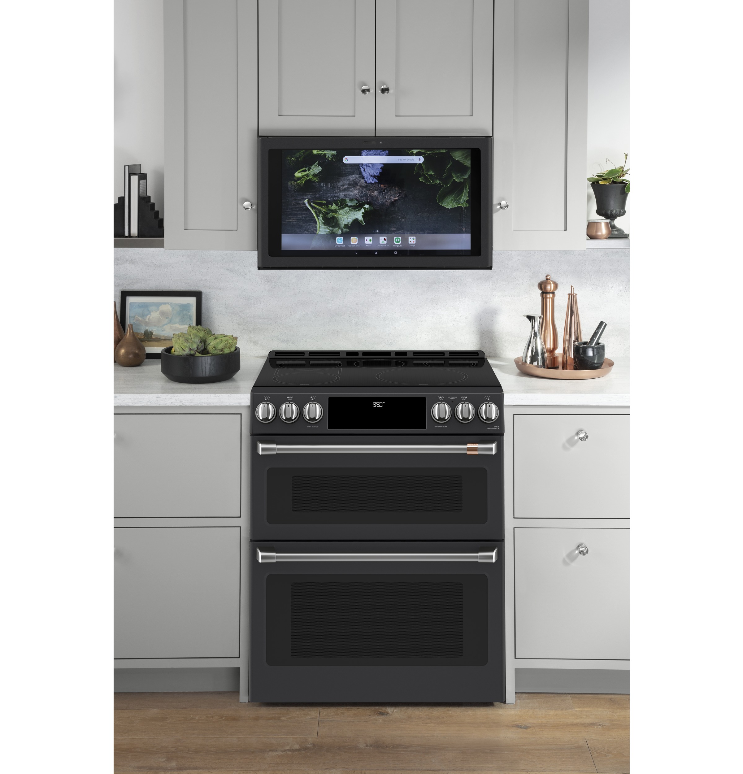 CAFÉ™ 30" Smart Slide-In, Front-Control, Induction and Convection Double-Oven Range view 20
