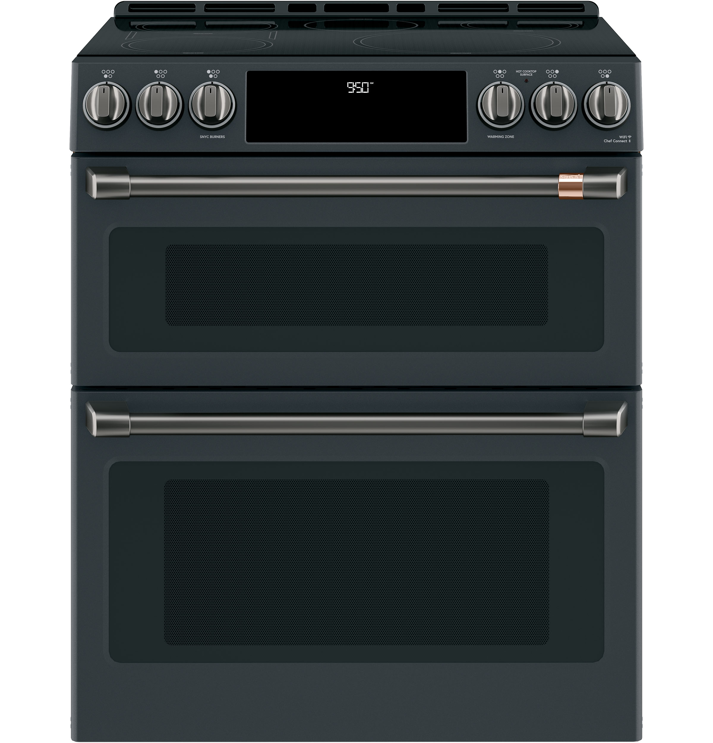 CAFÉ™ 30" Smart Slide-In, Front-Control, Induction and Convection Double-Oven Range view 4