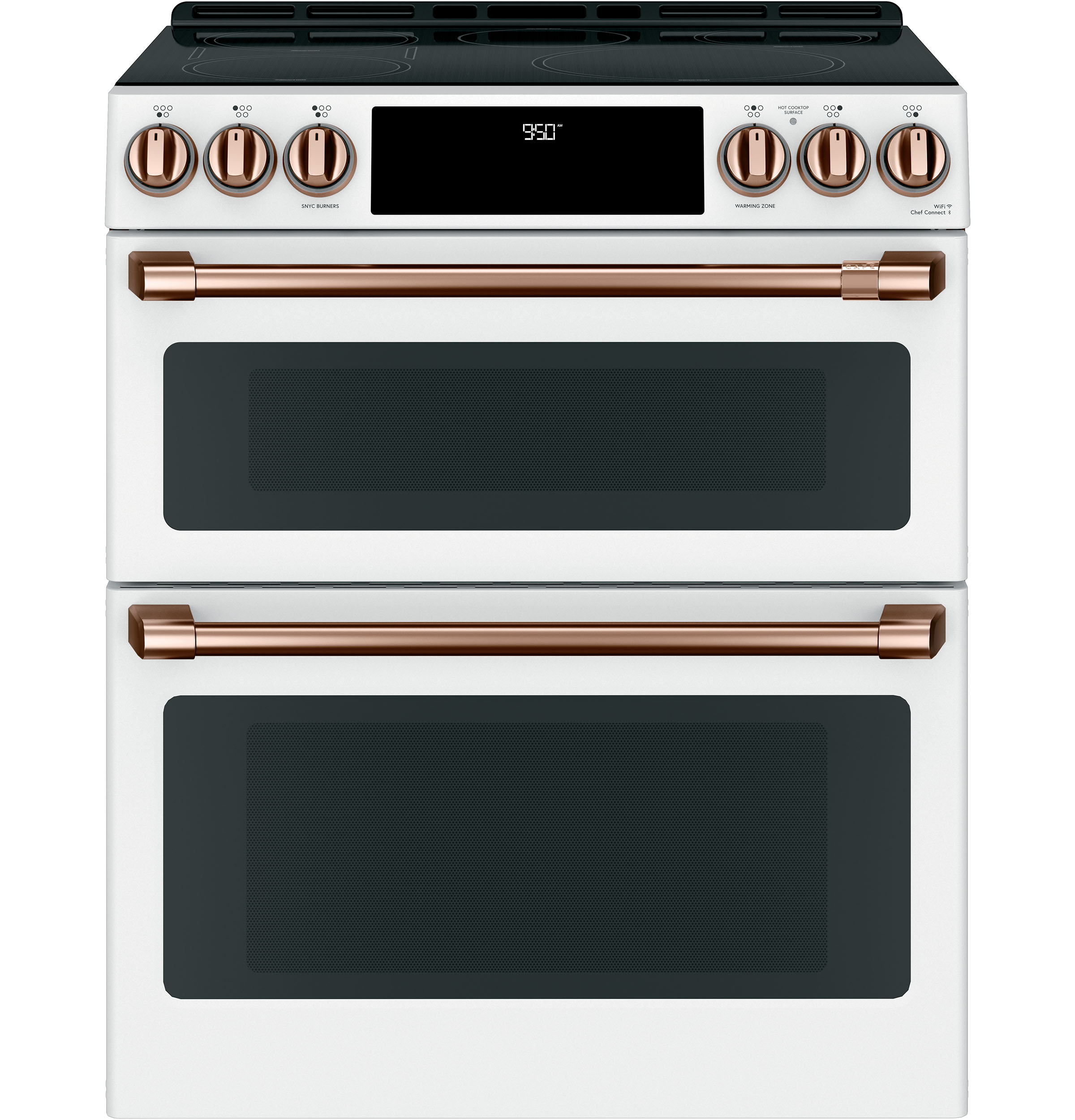 CAFÉ™ 30" Smart Slide-In, Front-Control, Induction and Convection Double-Oven Range view 4