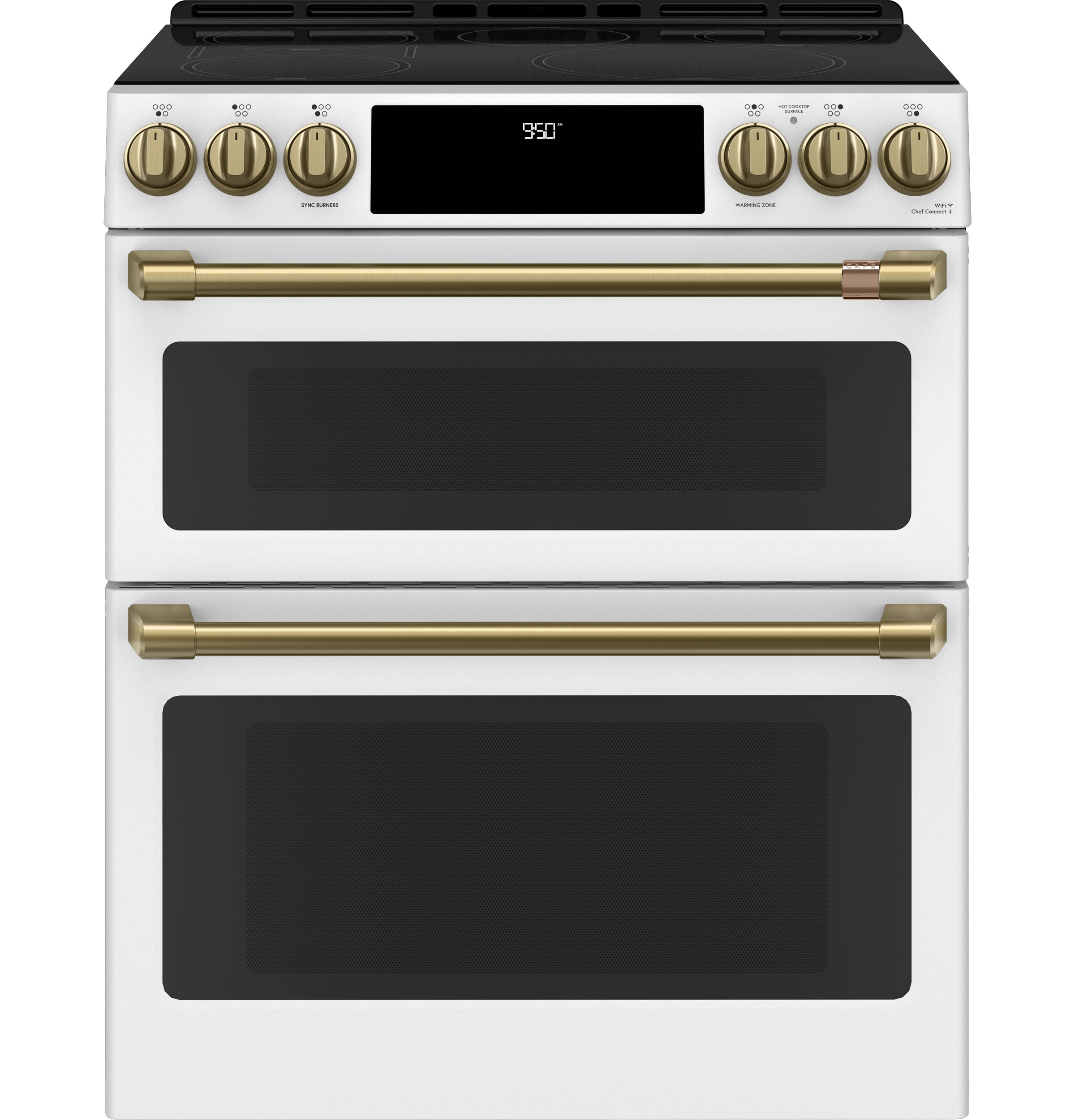 CAFÉ™ 30" Smart Slide-In, Front-Control, Induction and Convection Double-Oven Range view 3