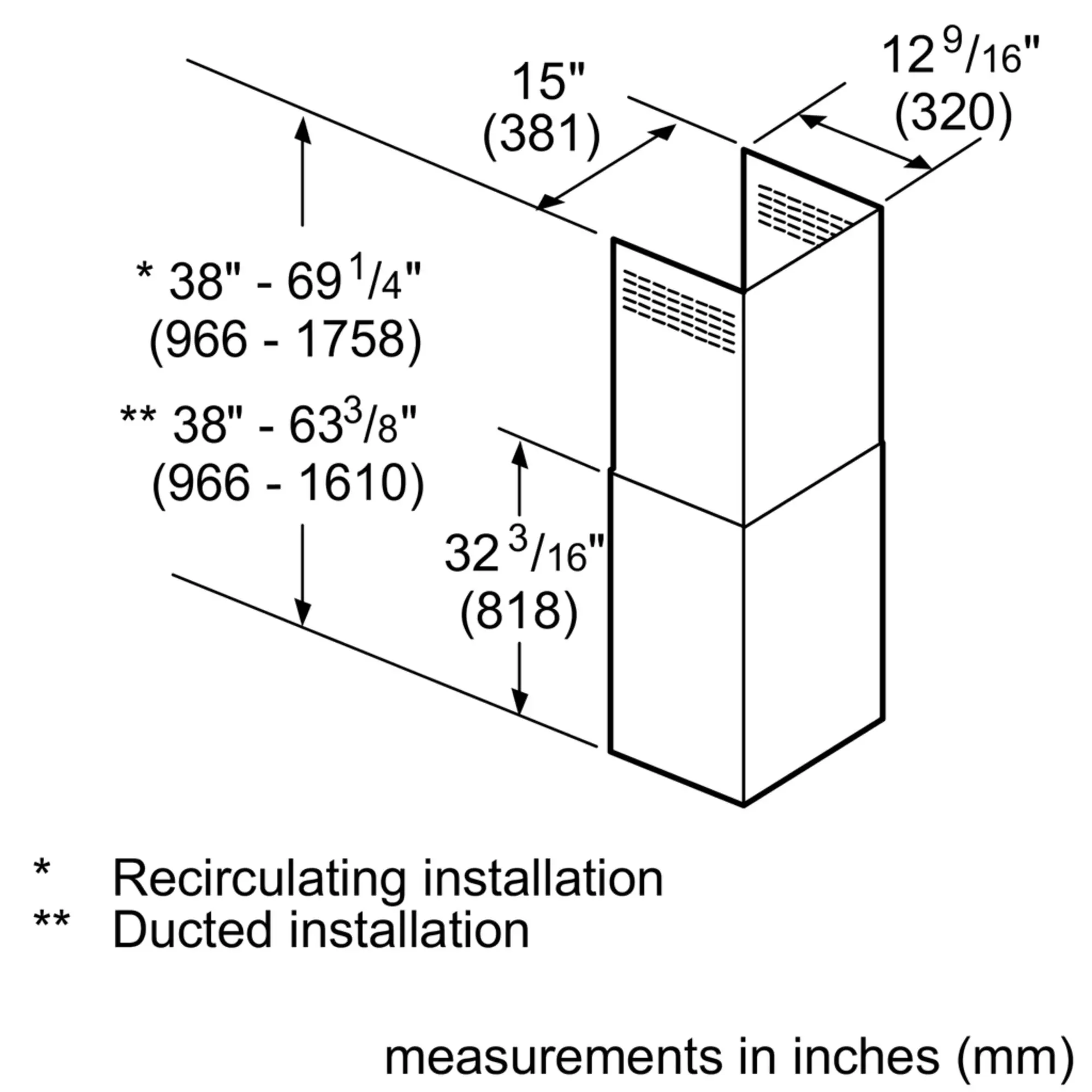 Chimney Extension CHXTHDDW