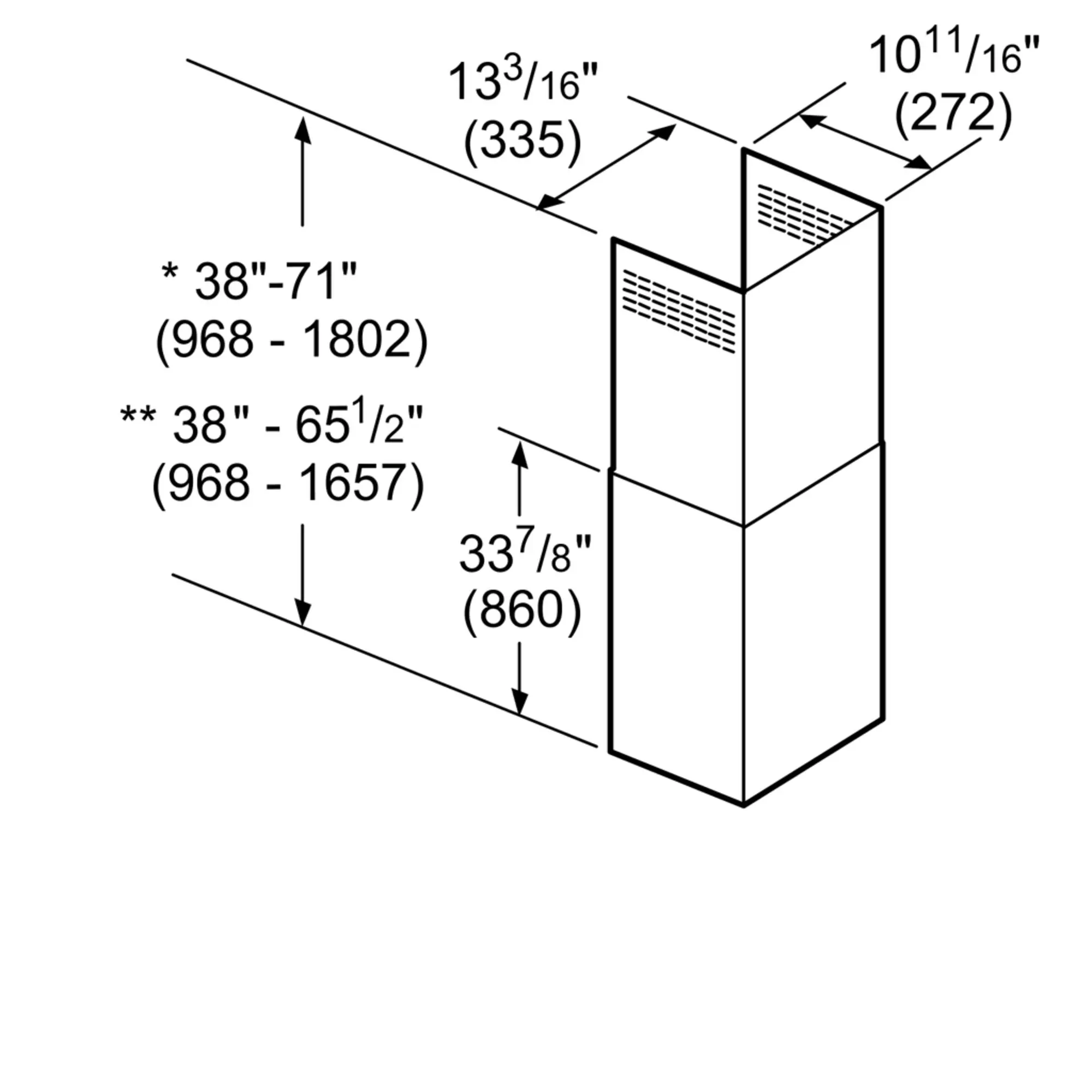 Chimney Extension CHXTHMCB
