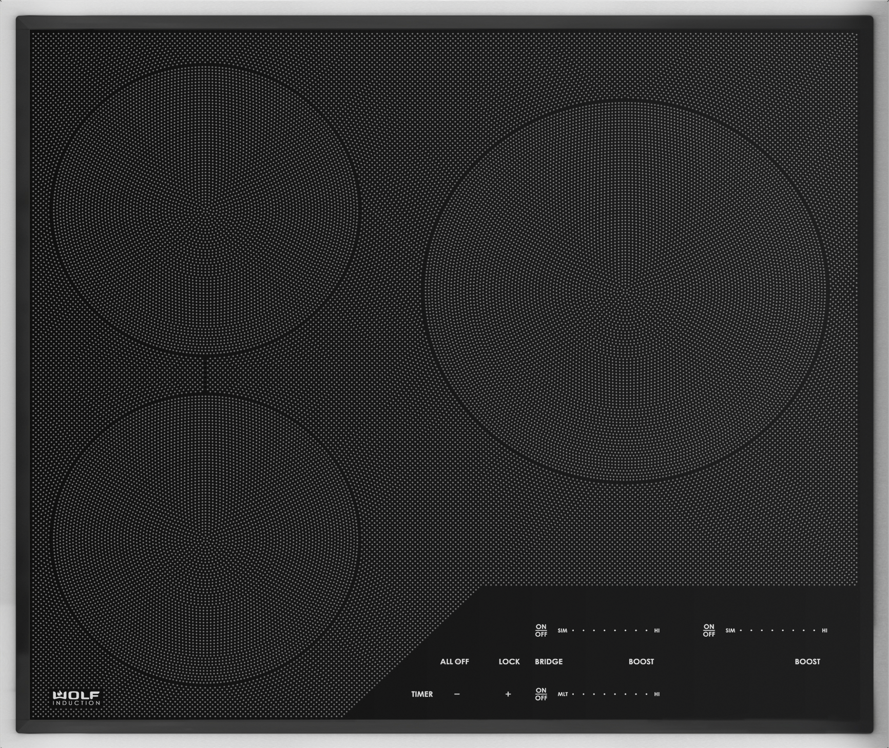 24" Transitional Framed Induction Cooktop CI243TFS