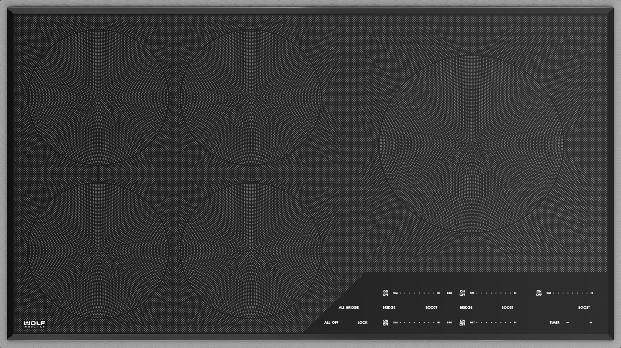 36" Transitional Framed Induction Cooktop CI365TFS
