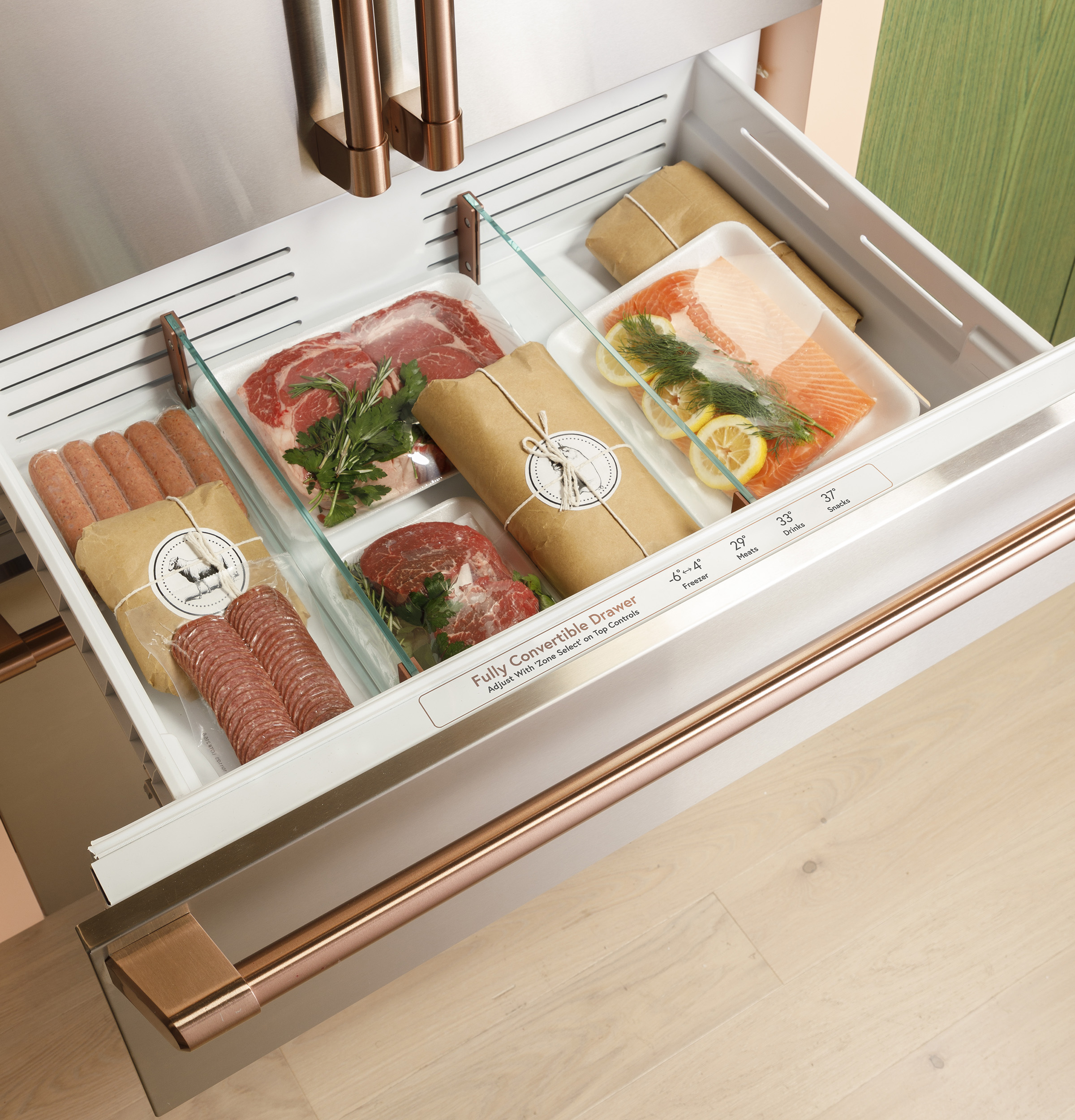 CAFÉ™ 36" Integrated Bottom-Freezer Refrigerator view 7