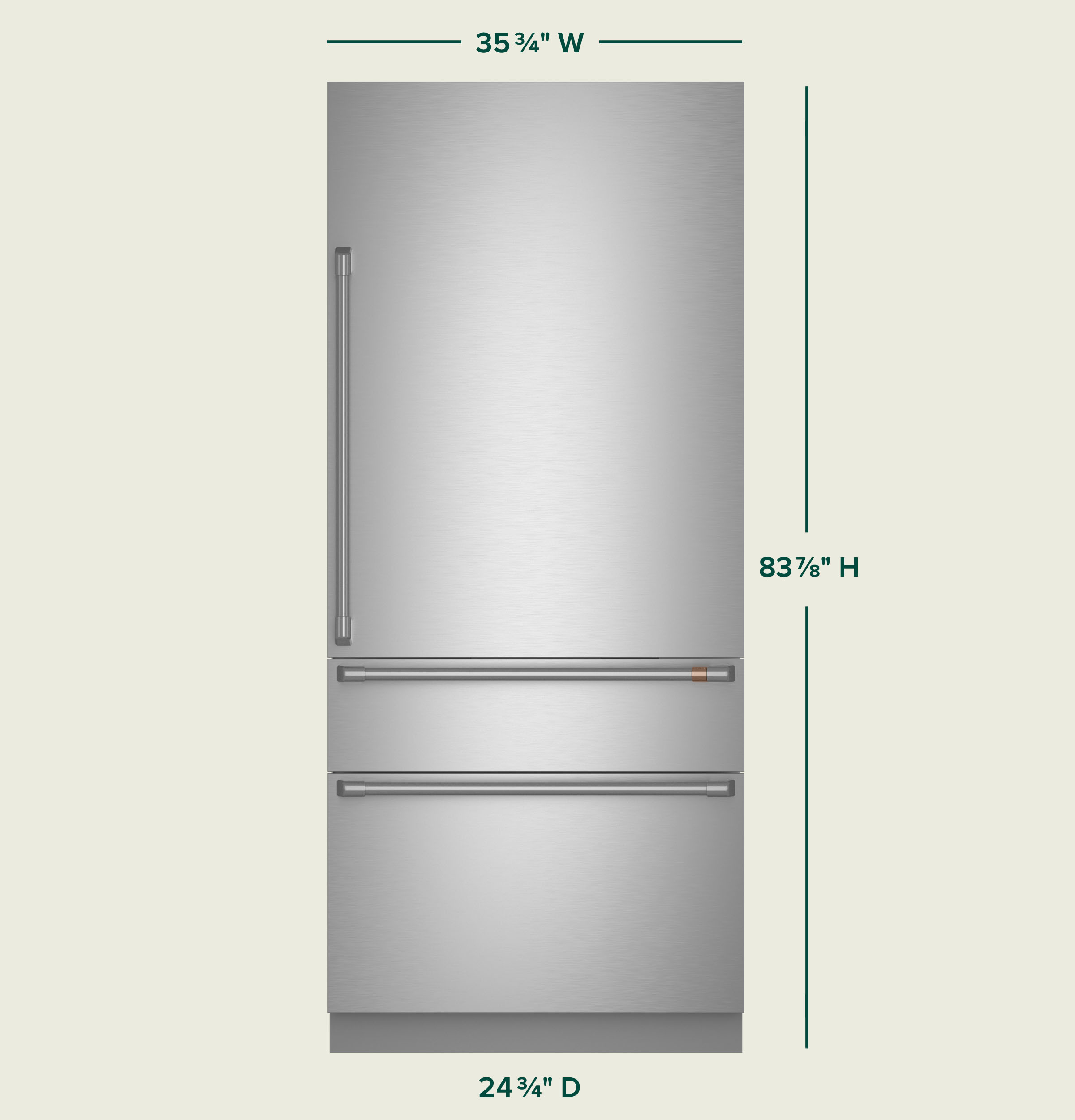 CAFÉ™ 36" Integrated Bottom-Freezer Refrigerator view 20