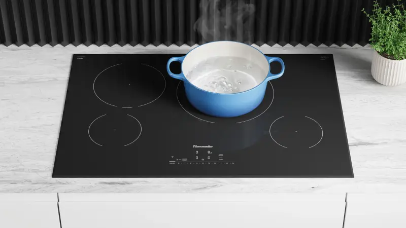 30" Heritage Induction Cooktop, Black, Frameless, HC CIT304BB