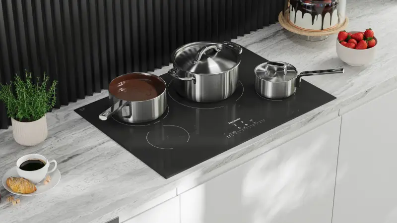 30" Heritage Induction Cooktop, Black, Frameless, HC CIT304BB