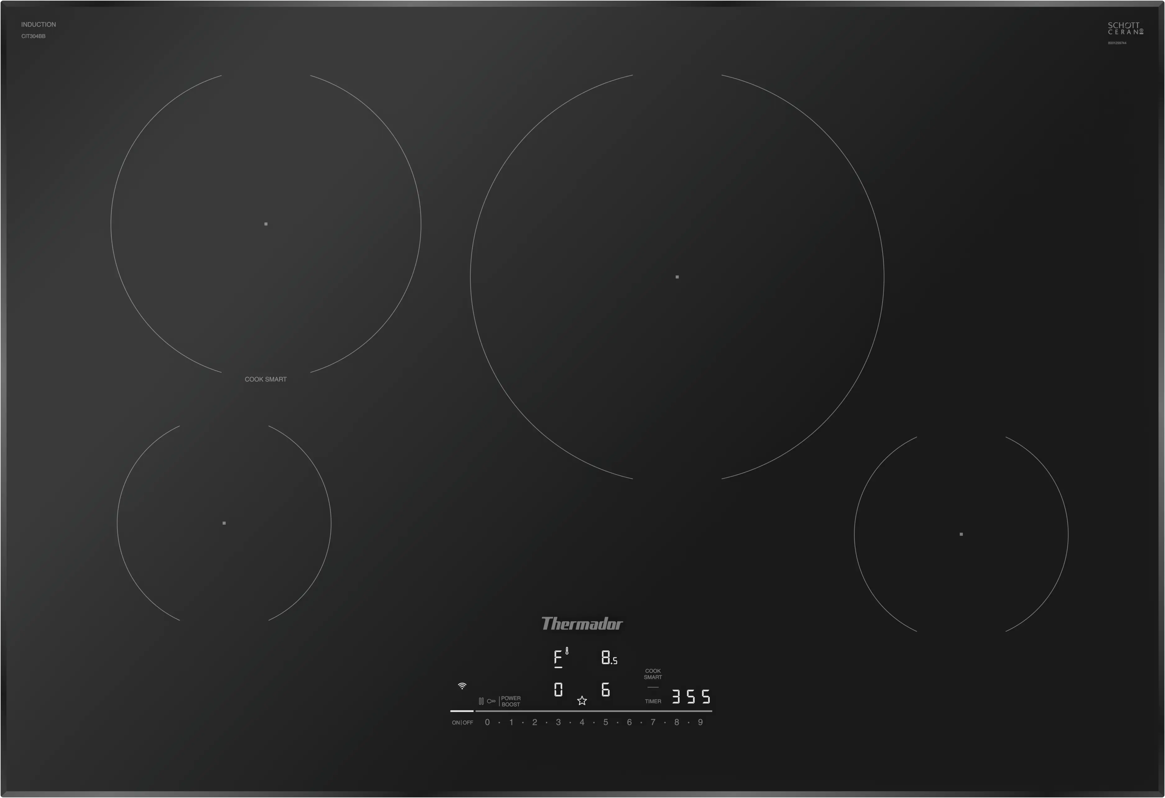 Heritage® Induction Cooktop 30'' Without Frame CIT304BB