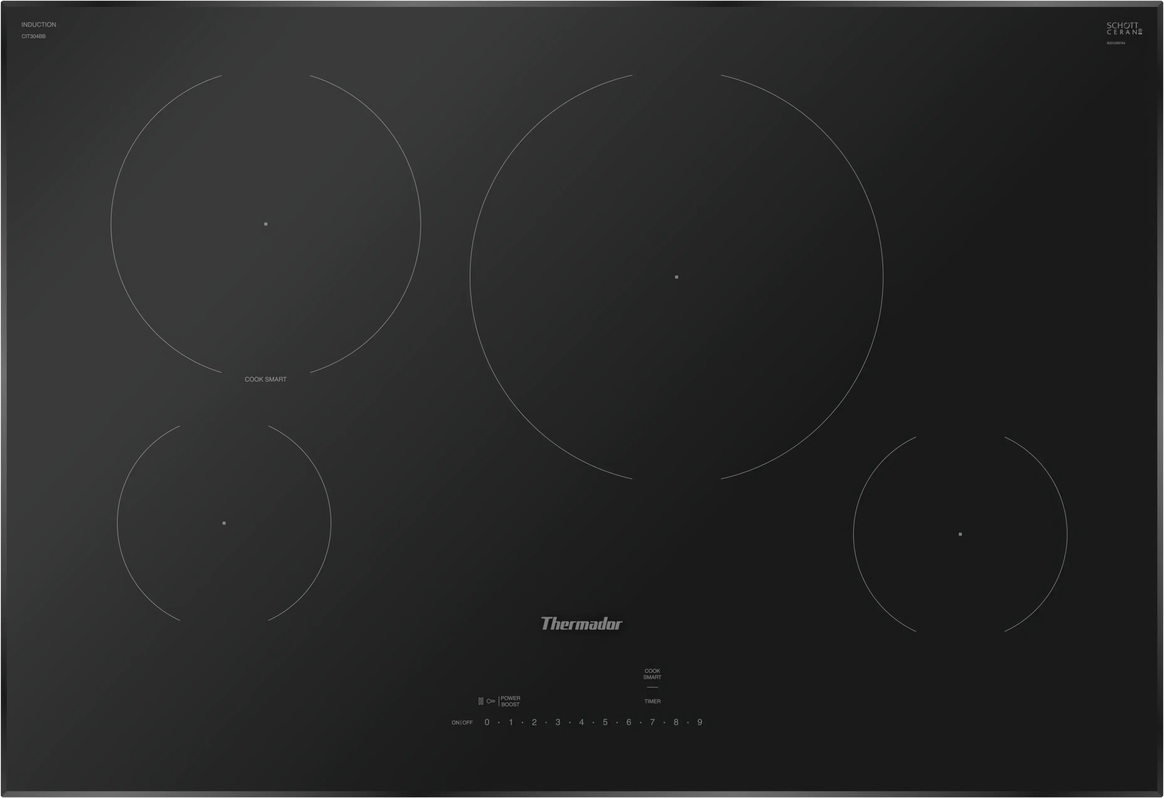 Heritage® Induction Cooktop 30'' Without Frame CIT304BB
