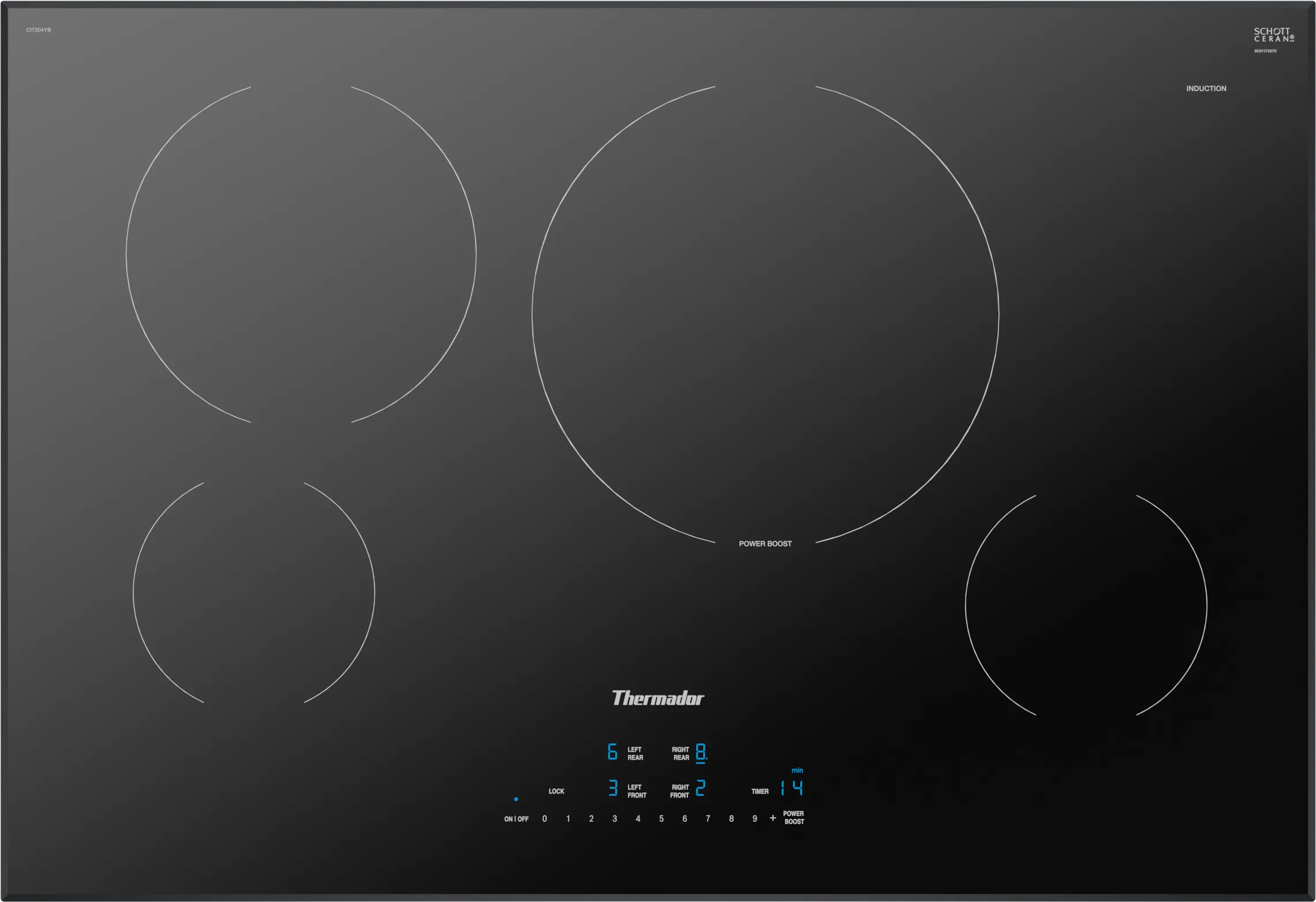 Induction Cooktop Without Frame CIT304YB