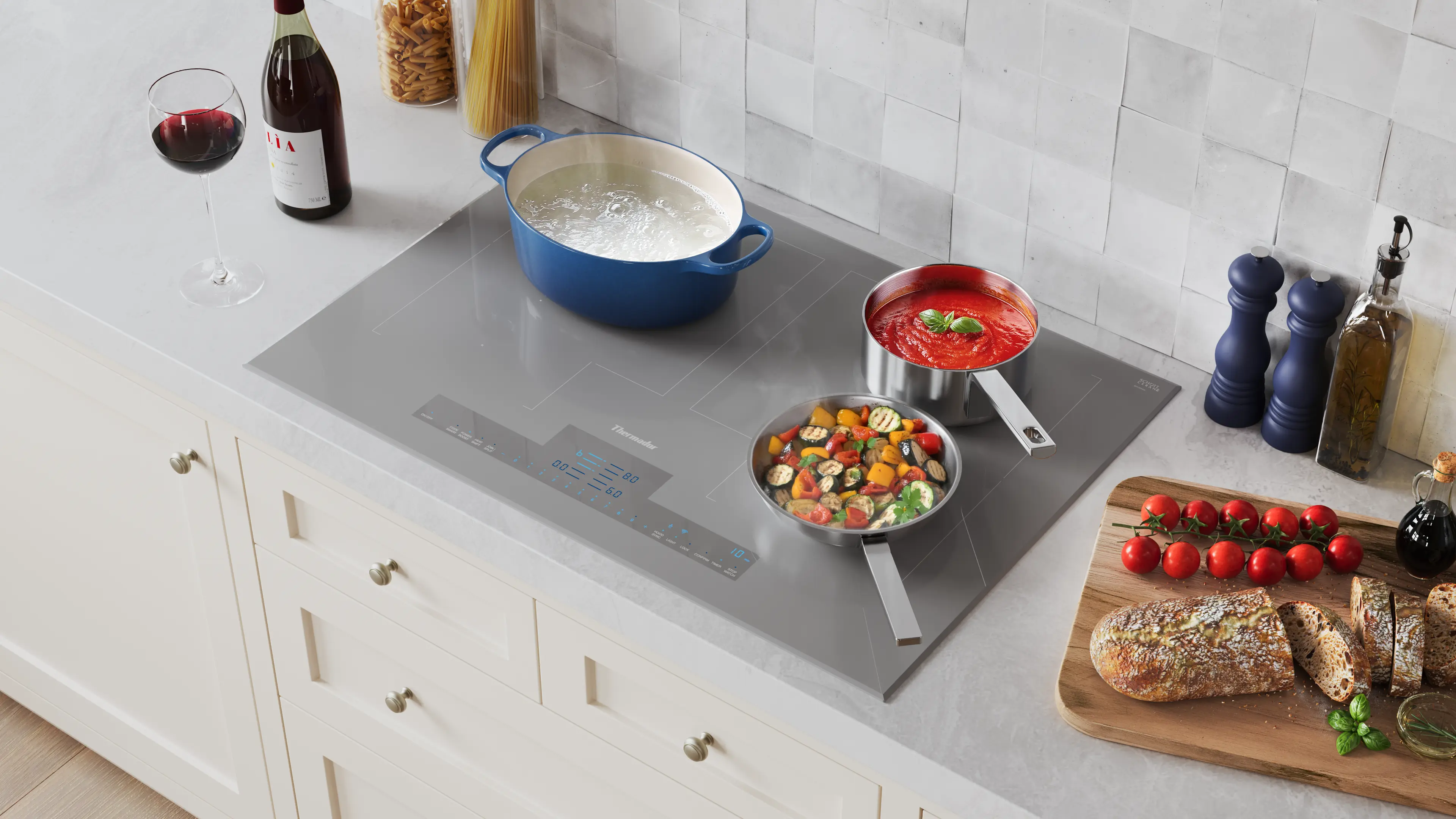 Liberty® Induction Cooktop 30'' Titanium Gray, Without Frame CIT30FBG
