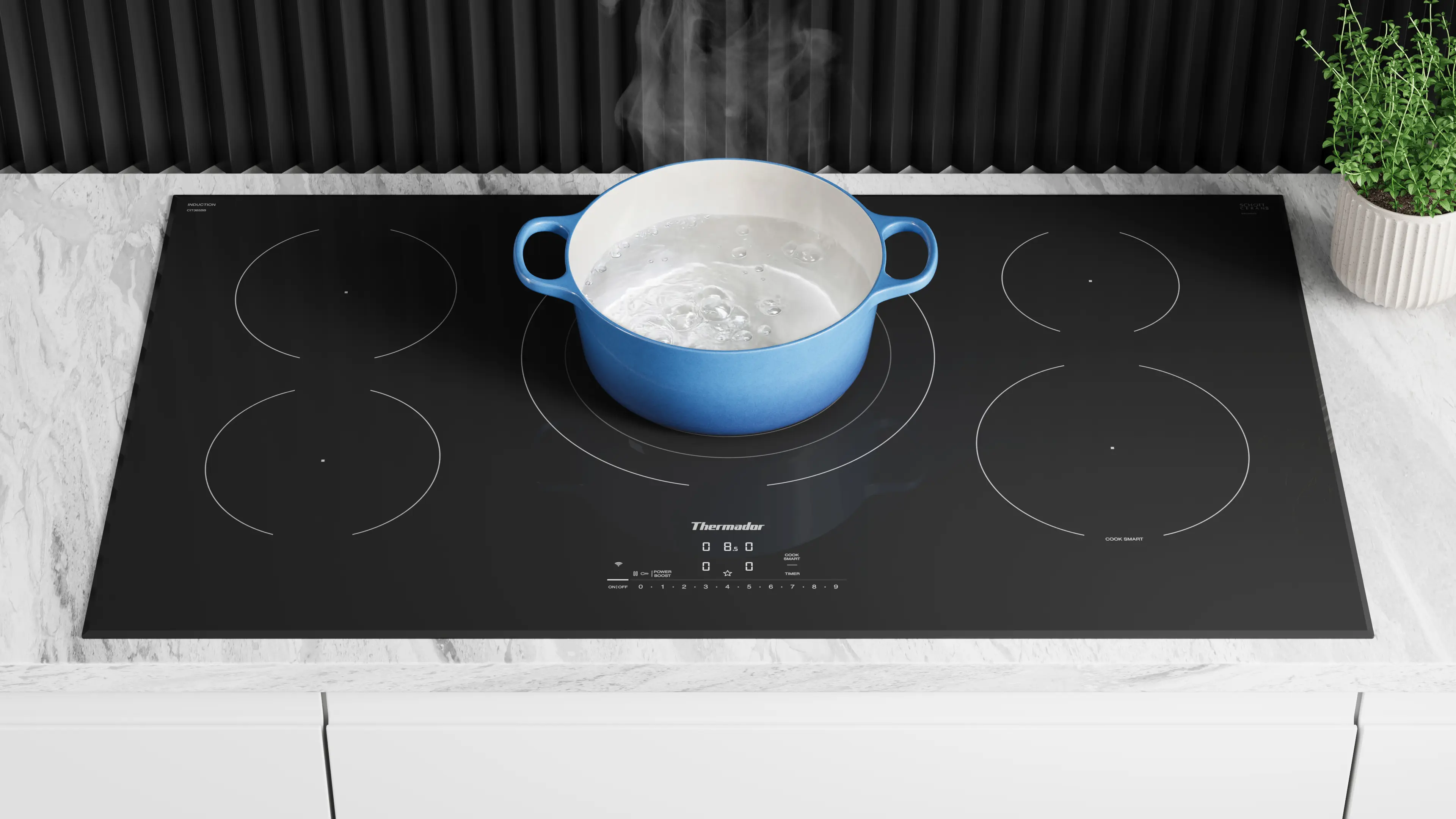 Heritage® Induction Cooktop 36'' Without Frame CIT365BB