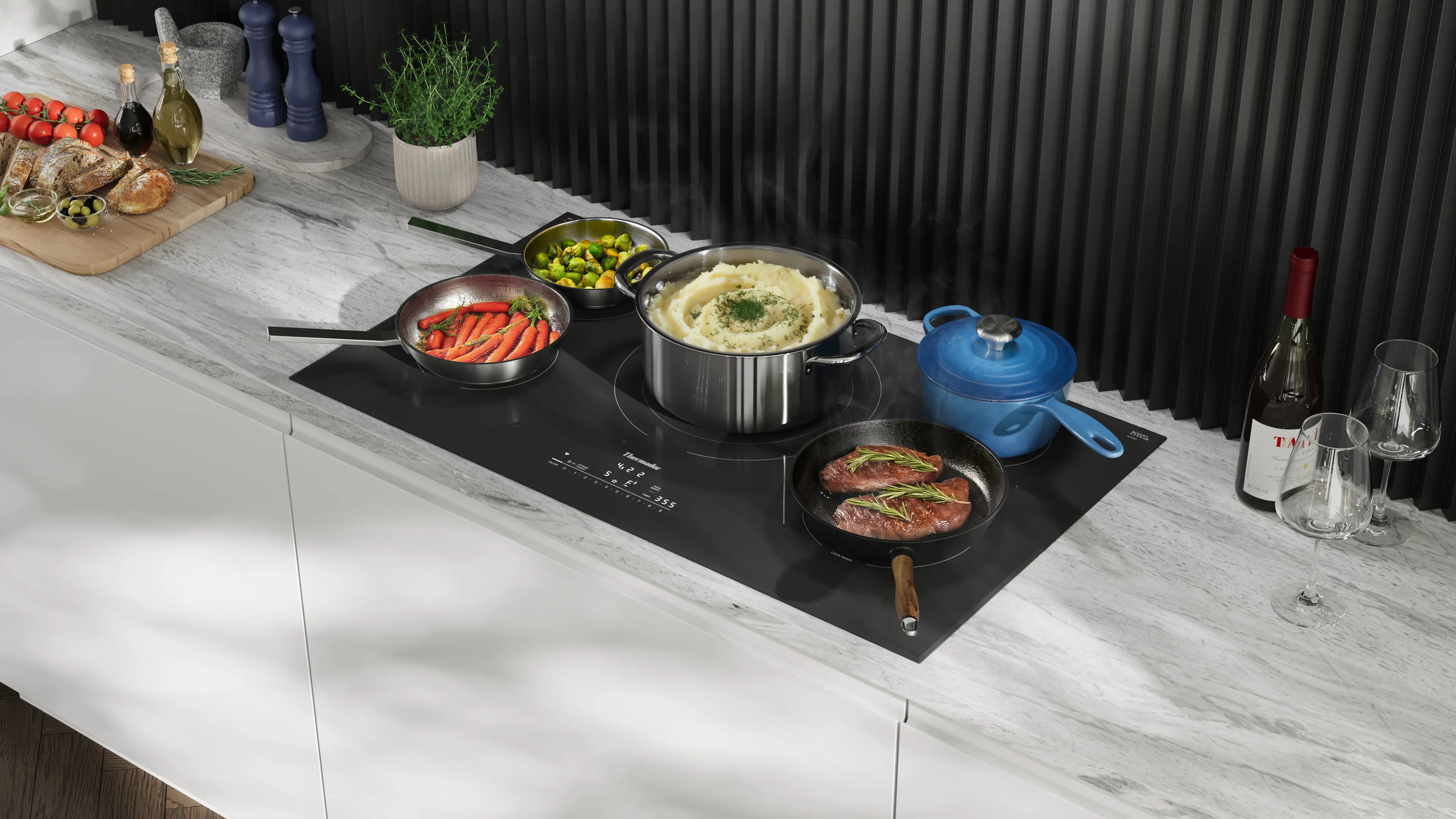 Heritage® Induction Cooktop 36'' Without Frame CIT365BB