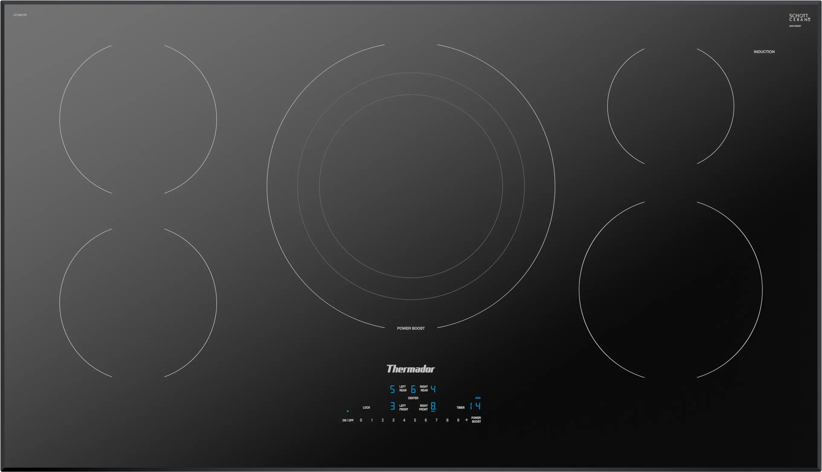 Induction Cooktop Without Frame CIT365YB