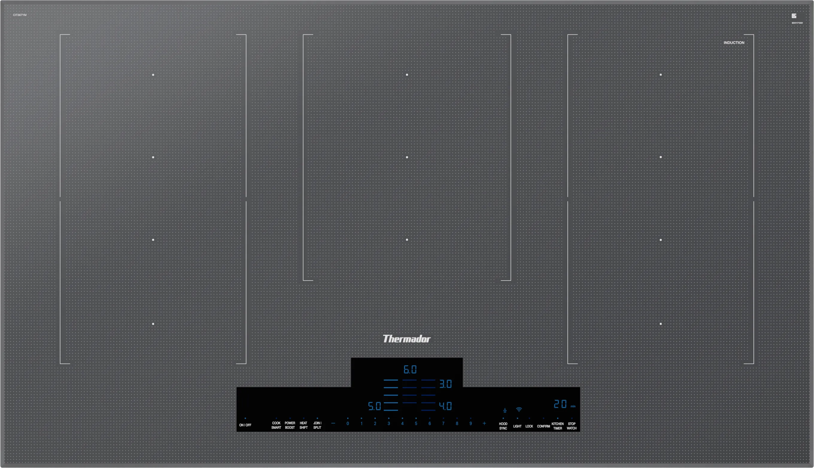 Liberty Induction Cooktop Without Frame CIT367YM