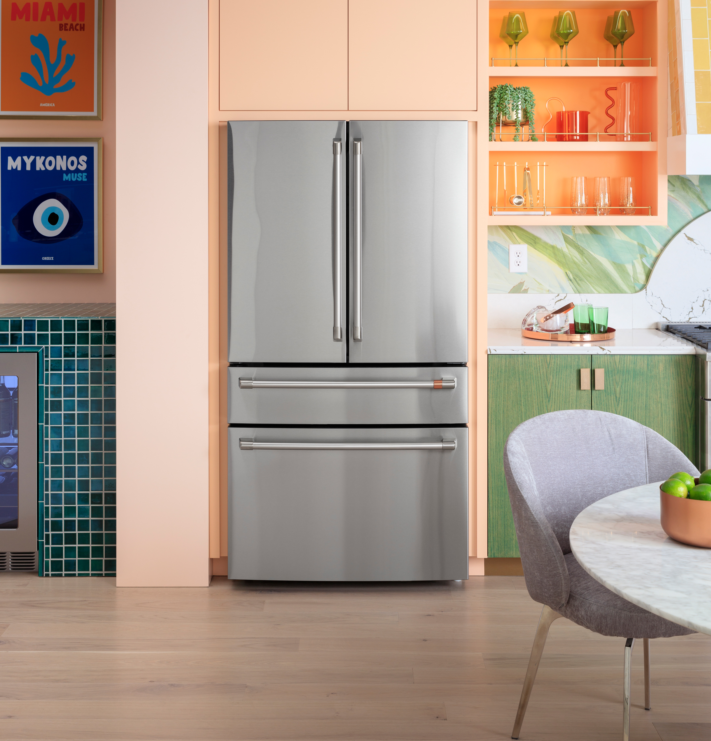 CAFÉ™ ENERGY STAR® 23.2 Cu. Ft. Smart Counter-Depth 4-Door French-Door Refrigerator With Dual-Dispense AutoFill Pitcher view 12