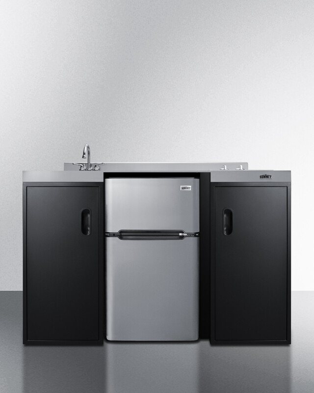 54" Wide All-In-One Kitchenette, ADA Counter Height CK55ADASINKL