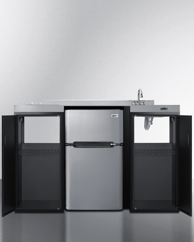 54" Wide All-In-One Kitchenette, ADA Counter Height CK55ADASINKR