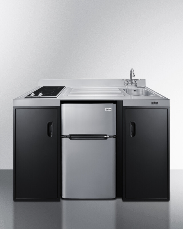 54" Wide All-In-One Kitchenette, ADA Counter Height CK55ADASINKR